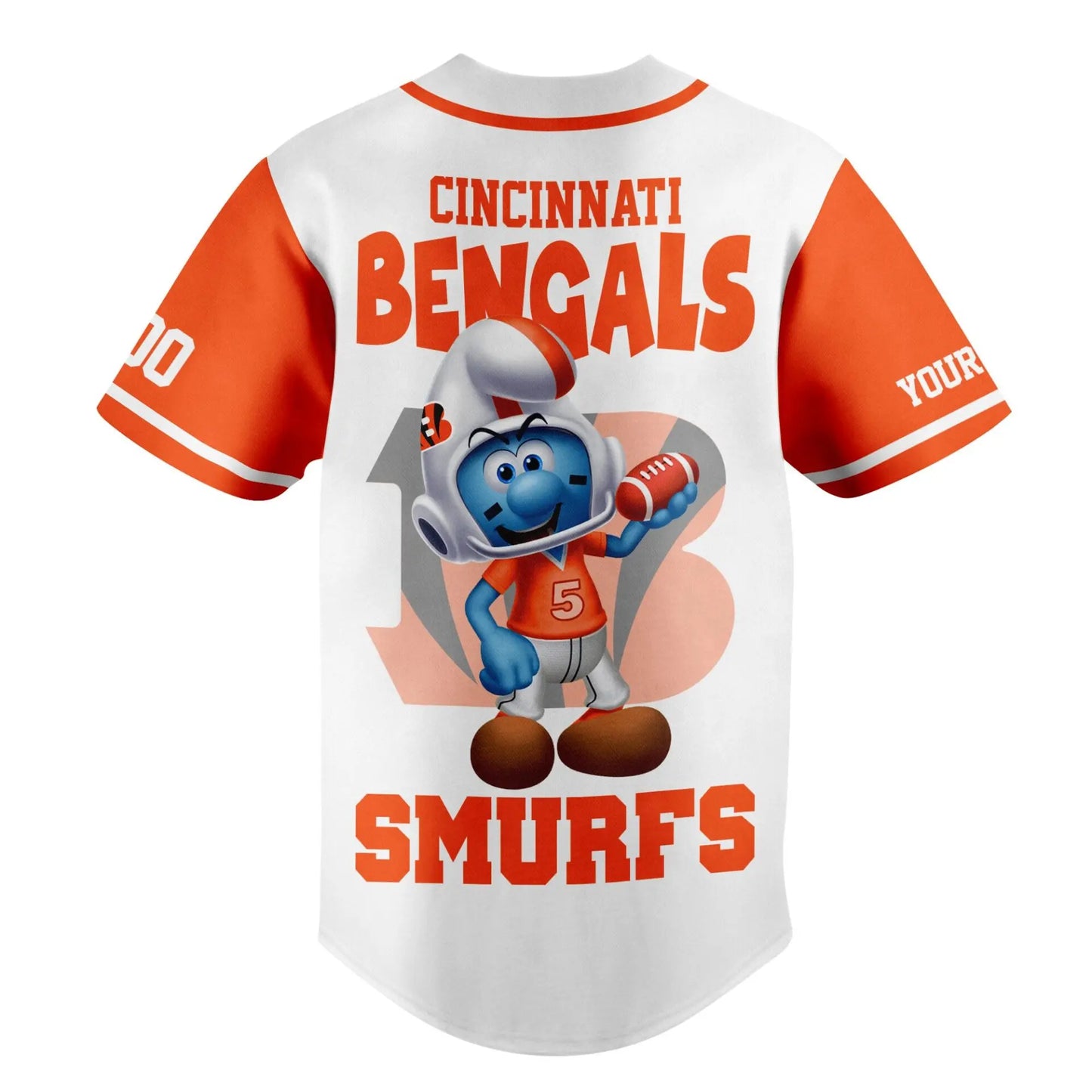 Cincinnati Bengals | Premium NFL x Smurfs Jersey NY – HuddleStyle.com - Main