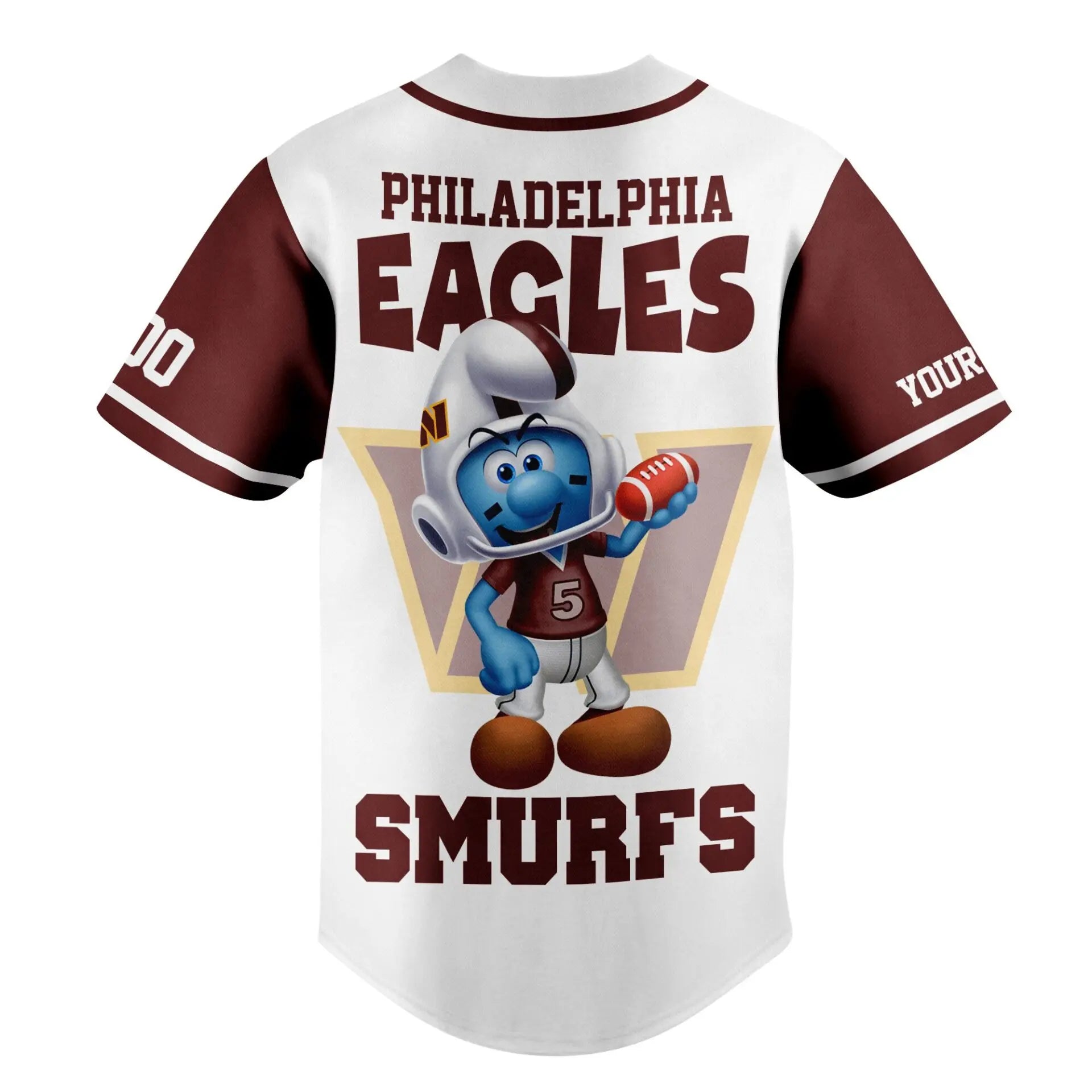 Washington Commanders | Premium NFL x Smurfs Jersey NY – HuddleStyle.com - Main