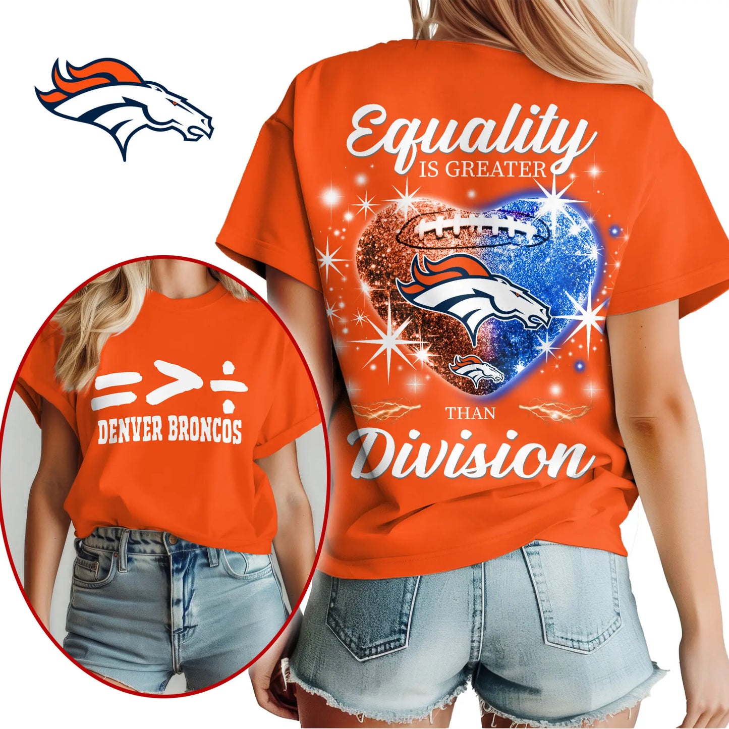 Denver Broncos | Premium Women’s Equality Day Women’s Shirt NY – HuddleStyle.com - Image 2