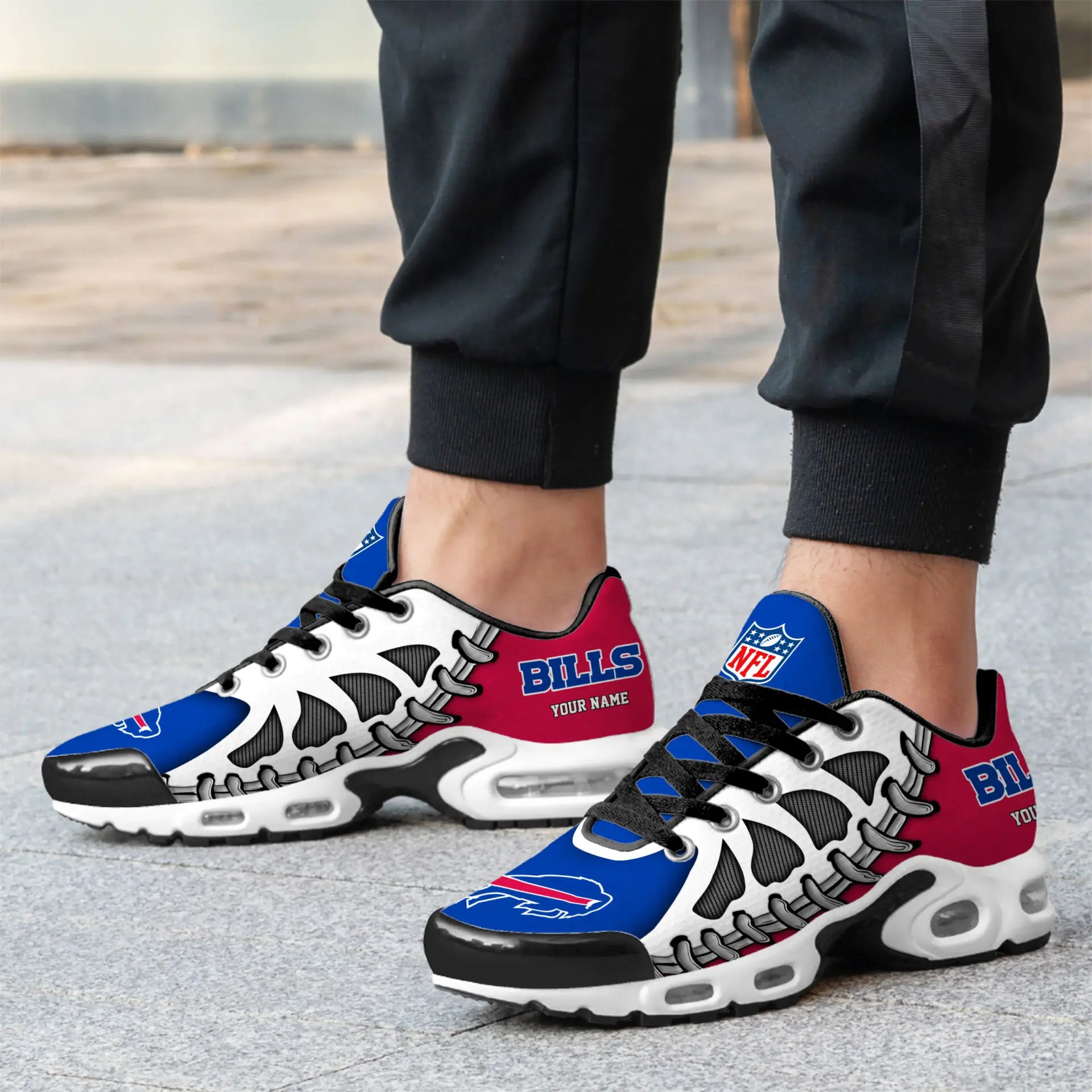 Buffalo Bills | Premium NFL Custom Air Max Shoes for Fans NY – HuddleStyle.com - Image 3