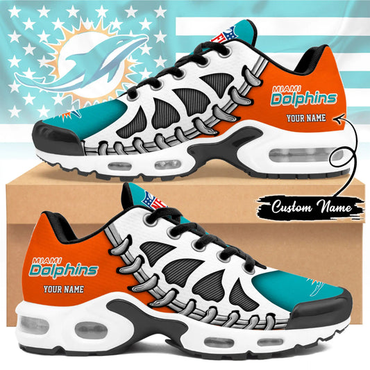 Miami Dolphins | Premium NFL Custom Air Max Shoes for Fans NY – HuddleStyle.com - Main