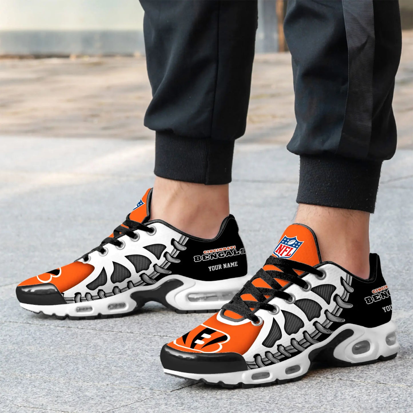 Cincinnati Bengals | Premium NFL Custom Air Max Shoes for Fans NY – HuddleStyle.com - Image 3