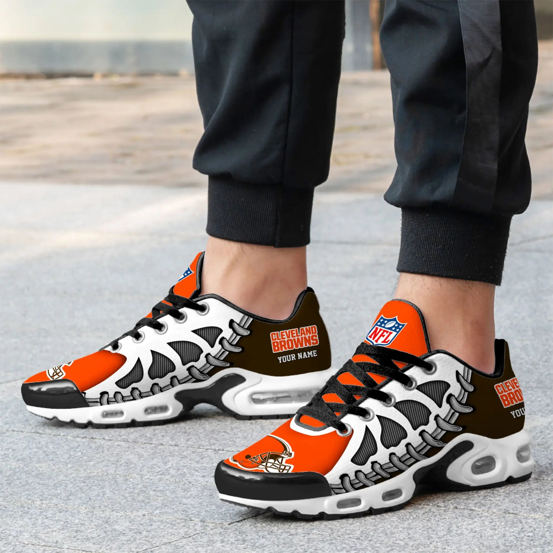Cleveland Browns | Premium NFL Custom Air Max Shoes for Fans NY – HuddleStyle.com - Image 3