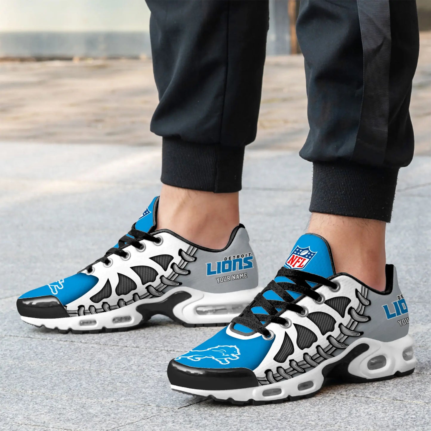Detroit Lions | Premium NFL Custom Air Max Shoes for Fans NY – HuddleStyle.com - Image 3