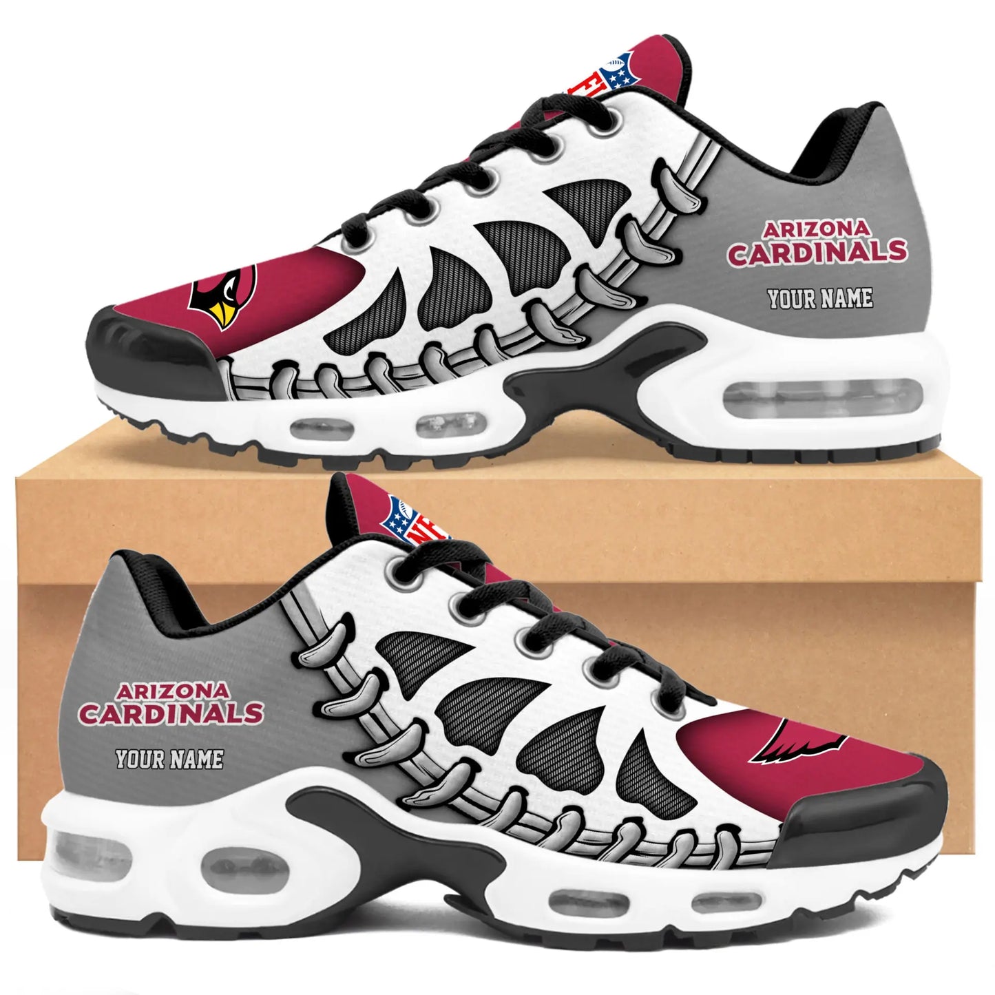Arizona Cardinals | Premium NFL Custom Air Max Shoes for Fans NY – HuddleStyle.com - Image 4