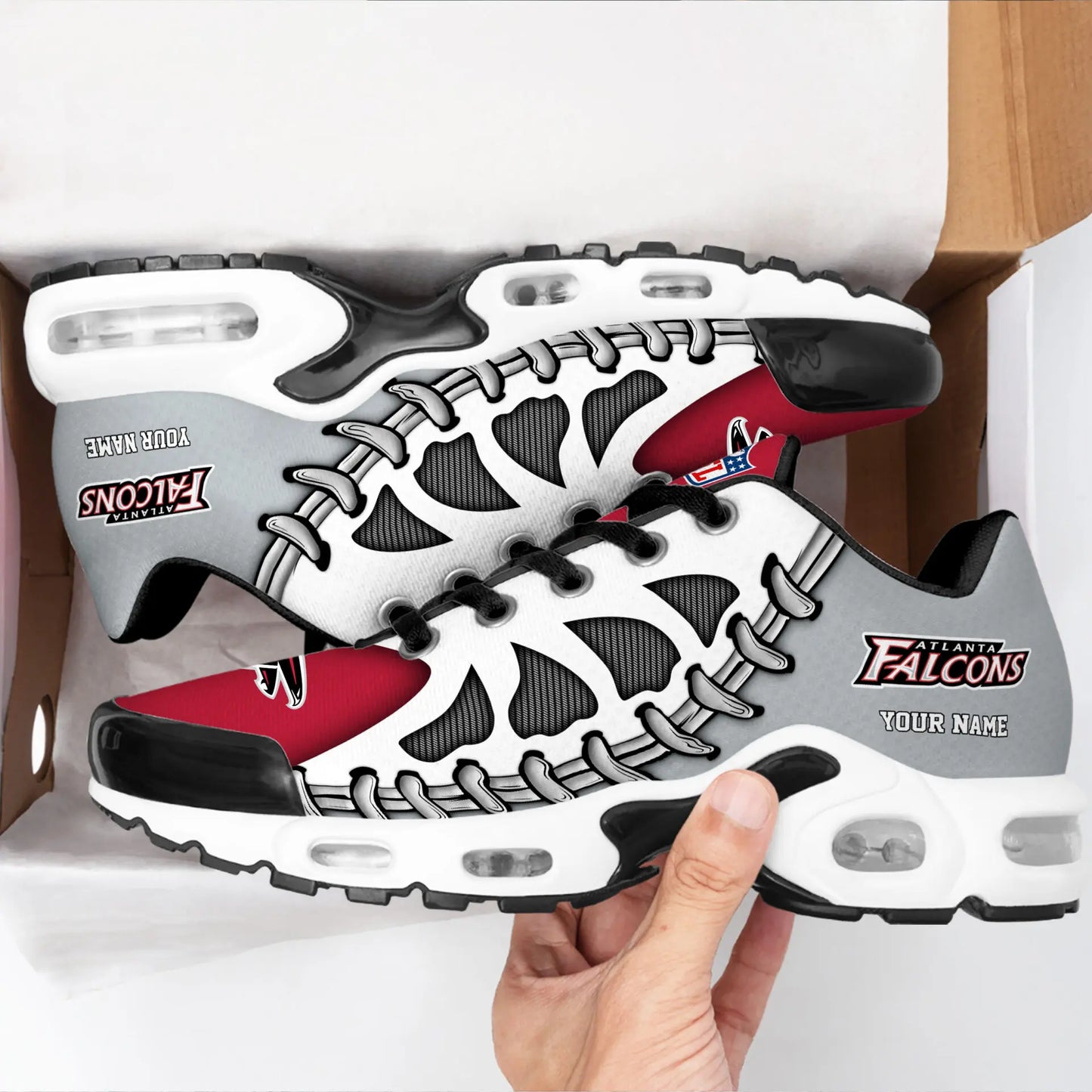 Atlanta Falcons | Premium NFL Custom Air Max Shoes for Fans NY – HuddleStyle.com - Image 2