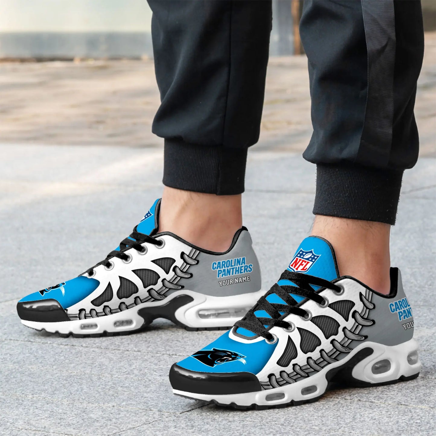 Carolina Panthers | Premium NFL Custom Air Max Shoes for Fans NY – HuddleStyle.com - Image 3