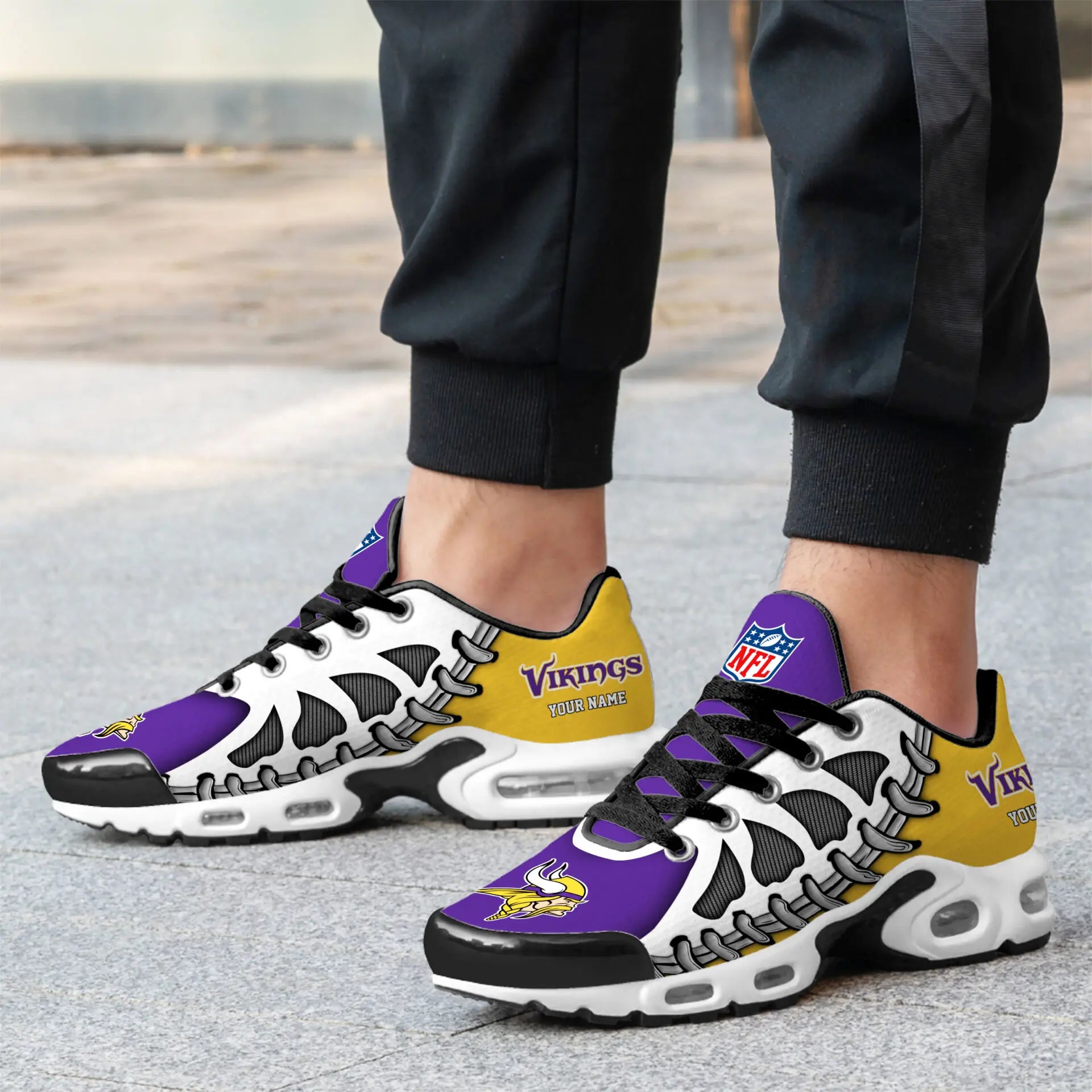 Minnesota Vikings | Premium NFL Custom Air Max Shoes for Fans NY – HuddleStyle.com - Image 2