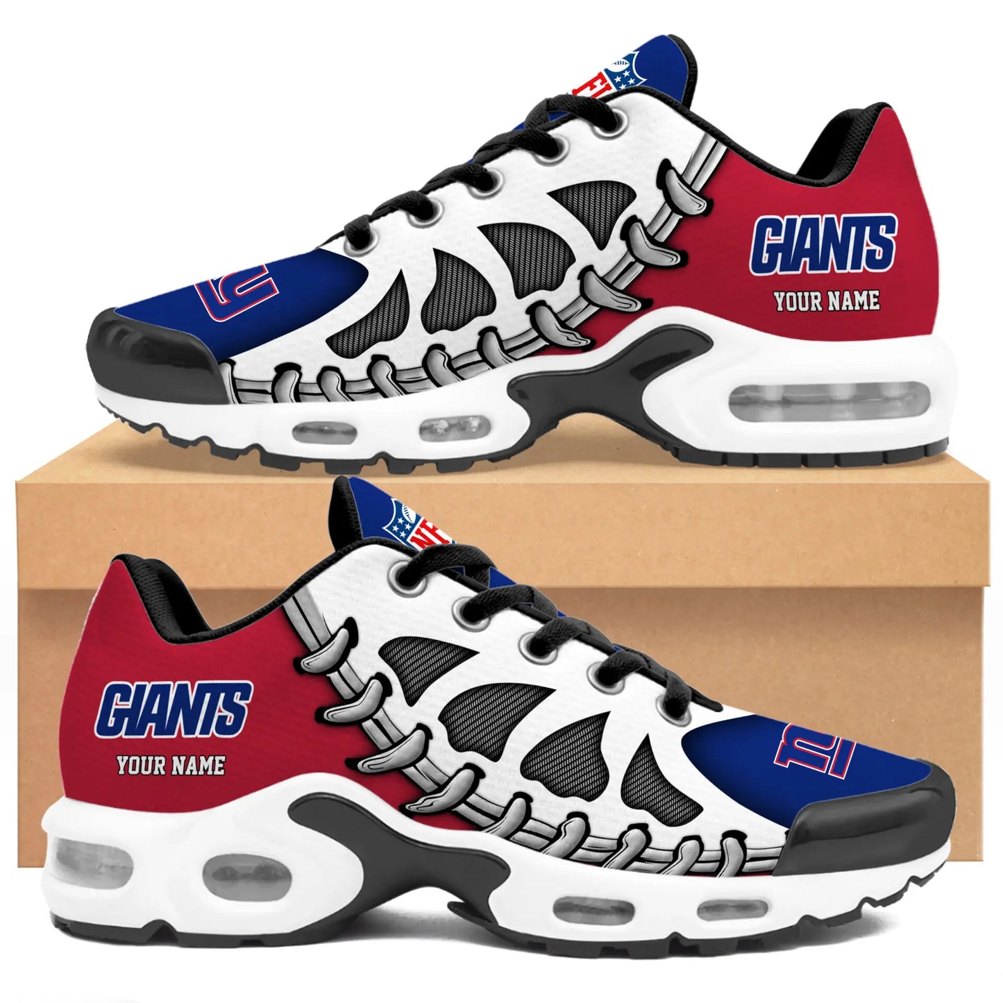New York Giants | Premium NFL Custom Air Max Shoes for Fans NY – HuddleStyle.com - Image 4