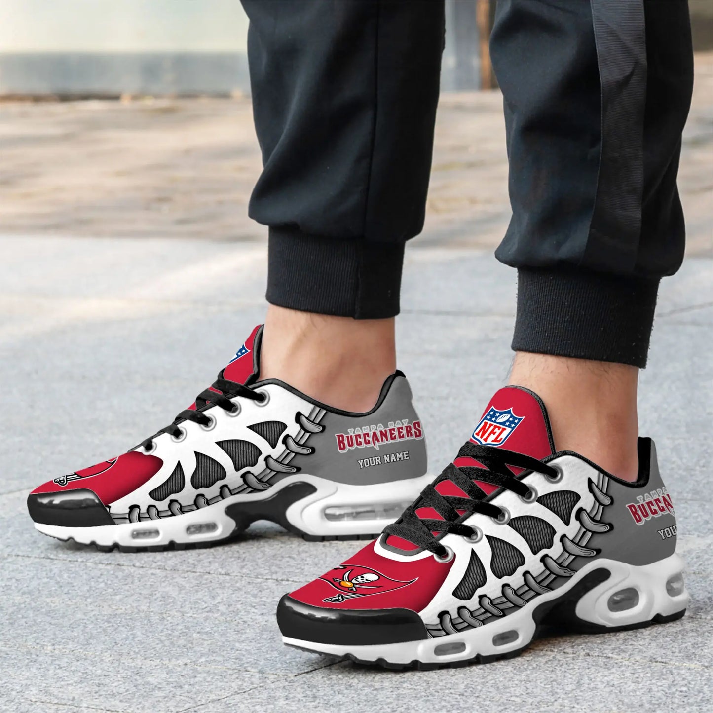 Tampa Bay Buccaneers | Premium NFL Custom Air Max Shoes for Fans NY – HuddleStyle.com - Image 3