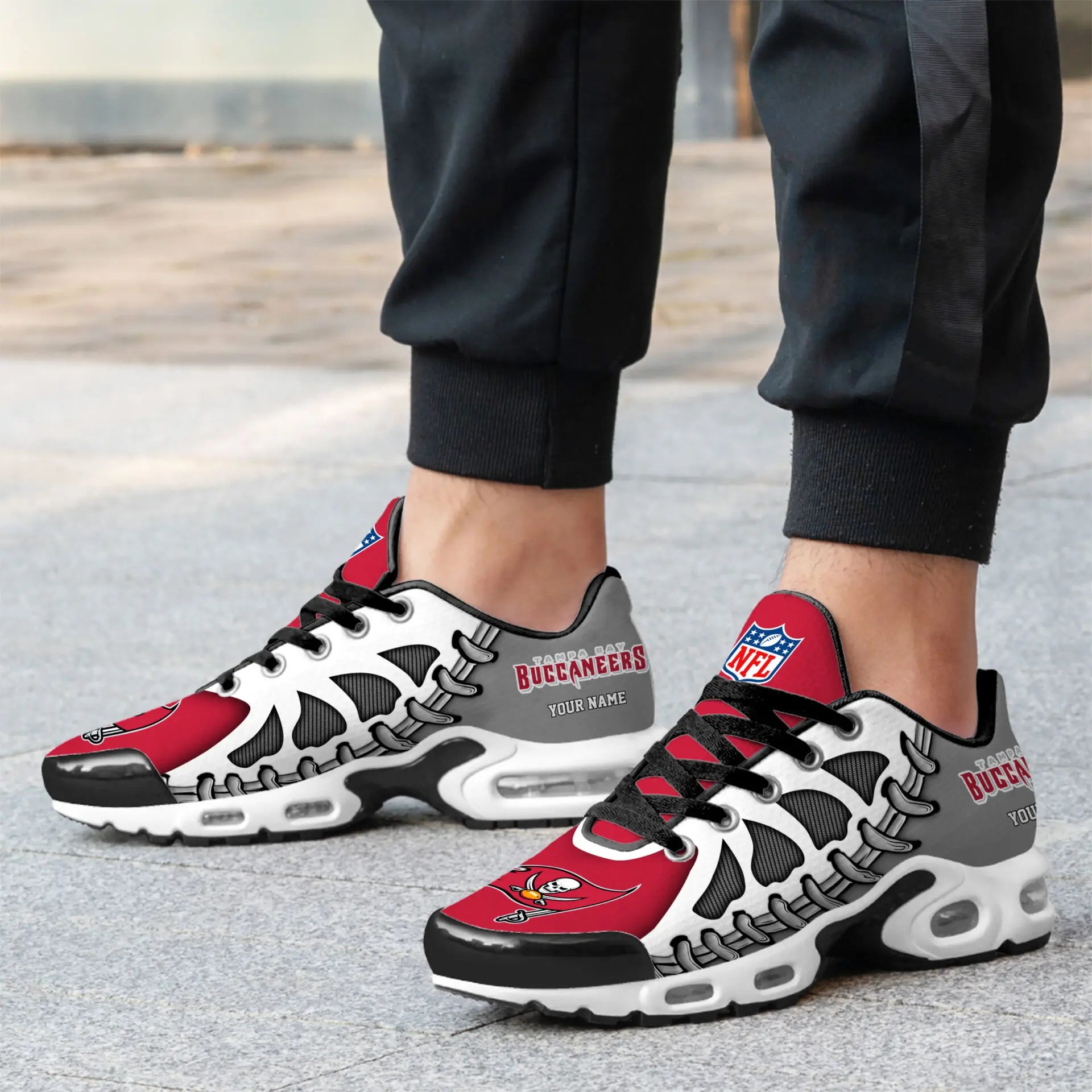 Tampa Bay Buccaneers | Premium NFL Custom Air Max Shoes for Fans NY – HuddleStyle.com - Image 3