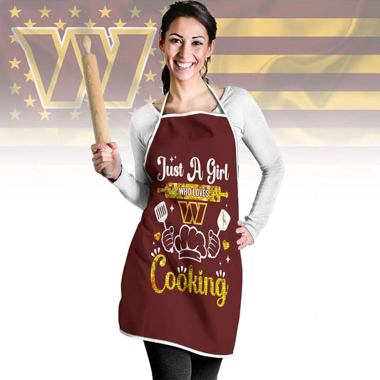 Washington Commanders | Premium NFL Cooking Queen Apron NY – HuddleStyle.com - Main