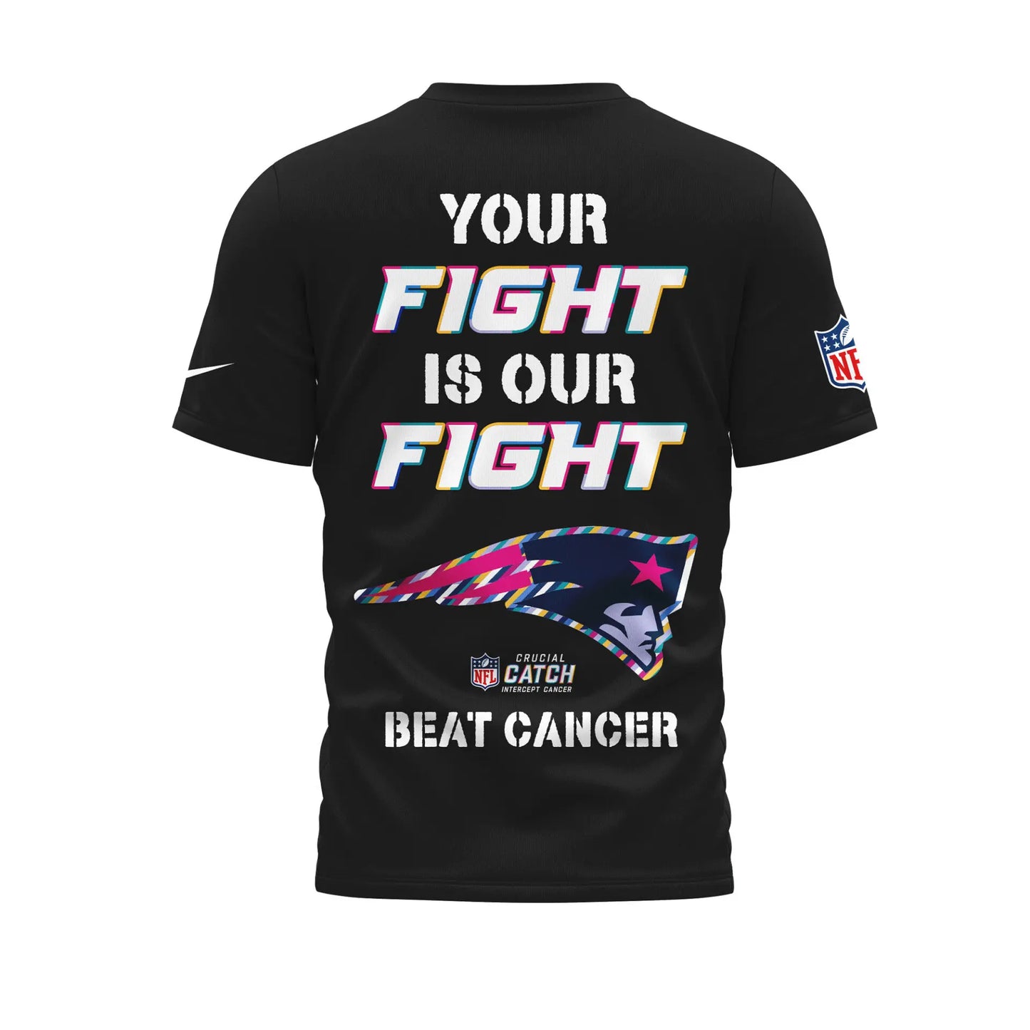 New England Patriots | Premium NFL Crucial Catch 3D Shirt HI – HuddleStyle.com - Main