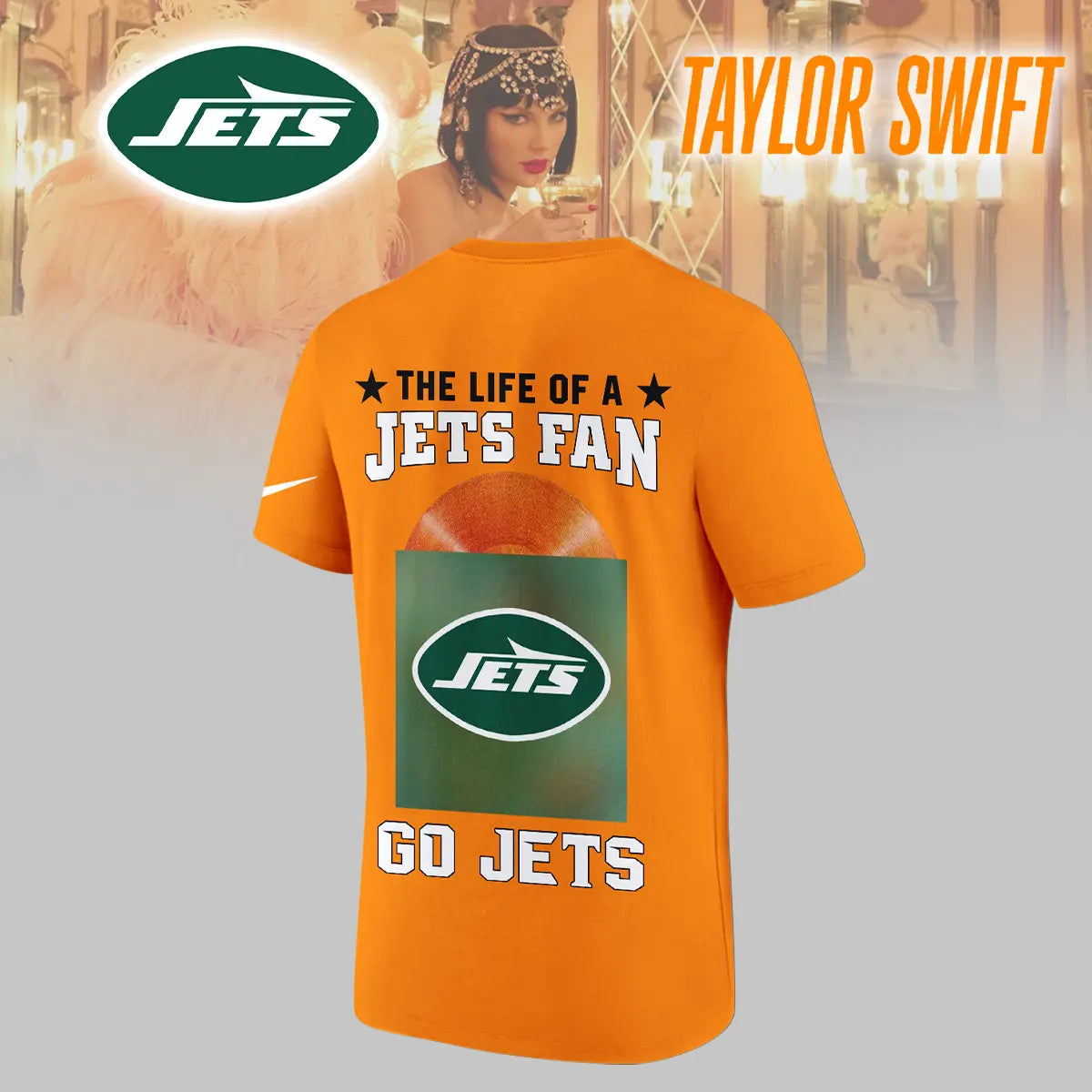 New York Jets | Premium NFL x Taylor Swift 3D Shirt HI – HuddleStyle.com - Image 5