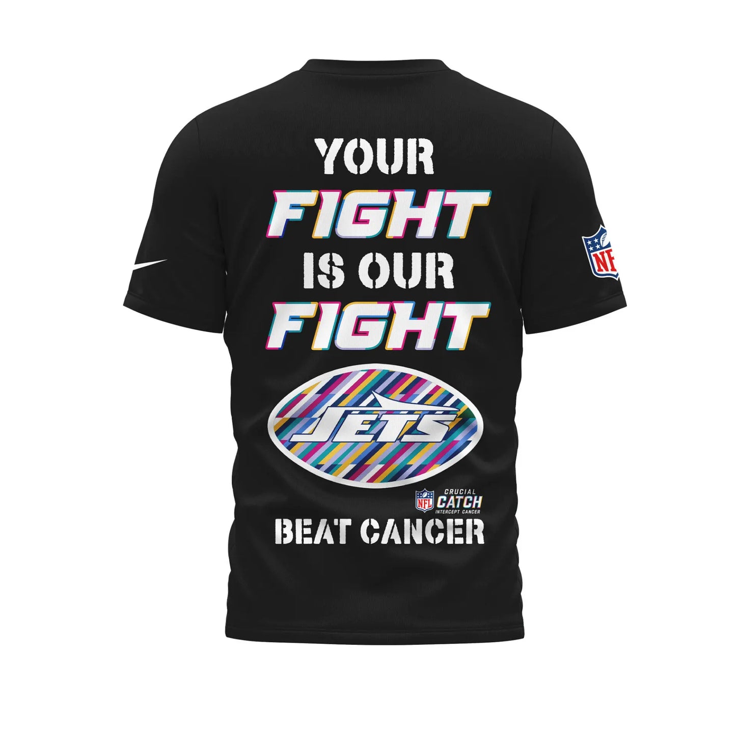 New York Jets | Premium NFL Crucial Catch 3D Shirt HI – HuddleStyle.com - Image 3