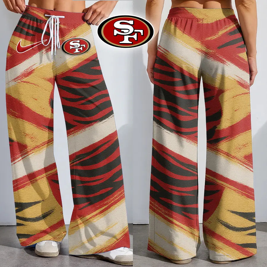 San Francisco 49ers | Premium NFL Football High-Stretch Casual Pants – HuddleStyle.com - Main