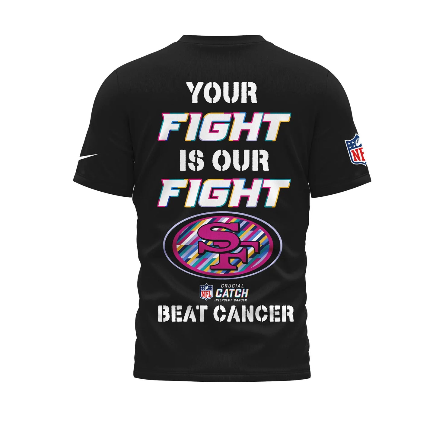 San Francisco 49ers | Premium NFL Crucial Catch 3D Shirt HI – HuddleStyle.com - Image 3