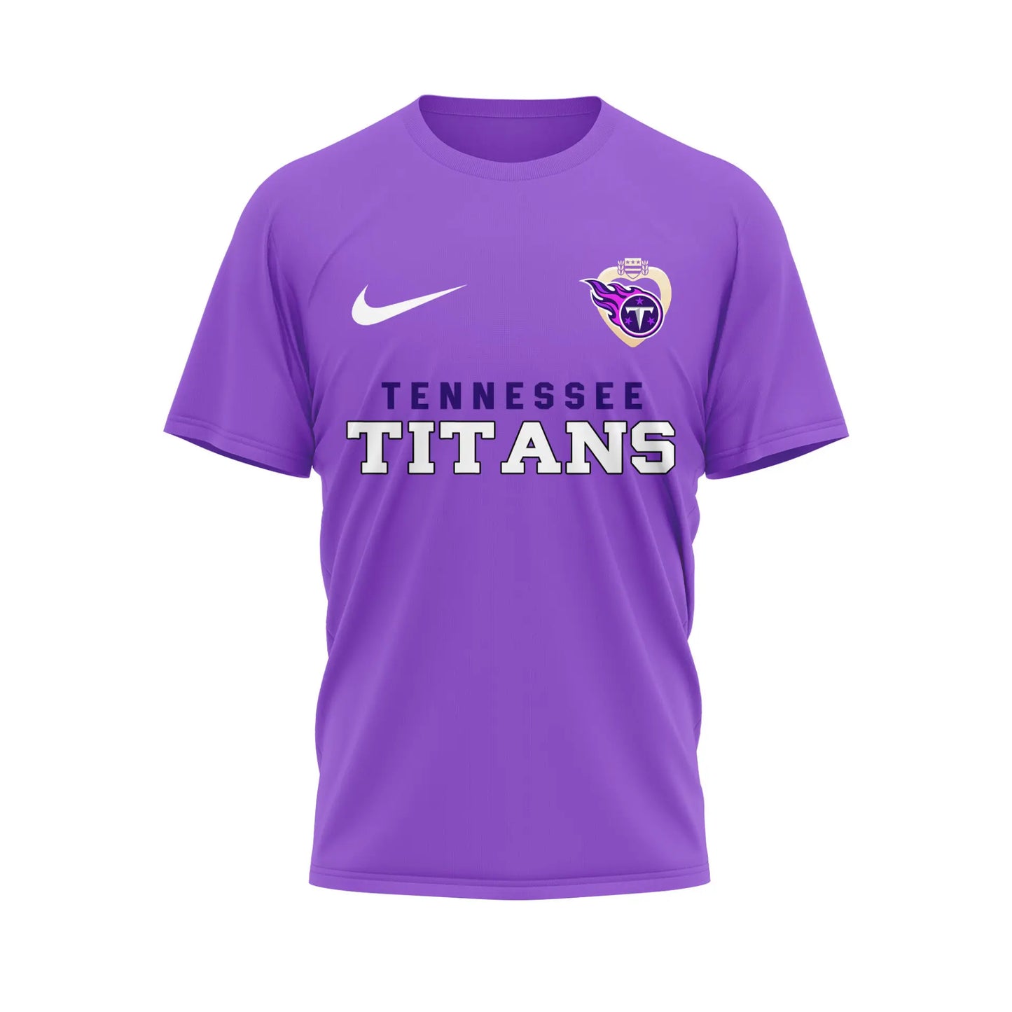 Tennessee Titans | Premium NFL Premium National Purple Heart Day 3D Shirt HI – HuddleStyle.com - Image 3