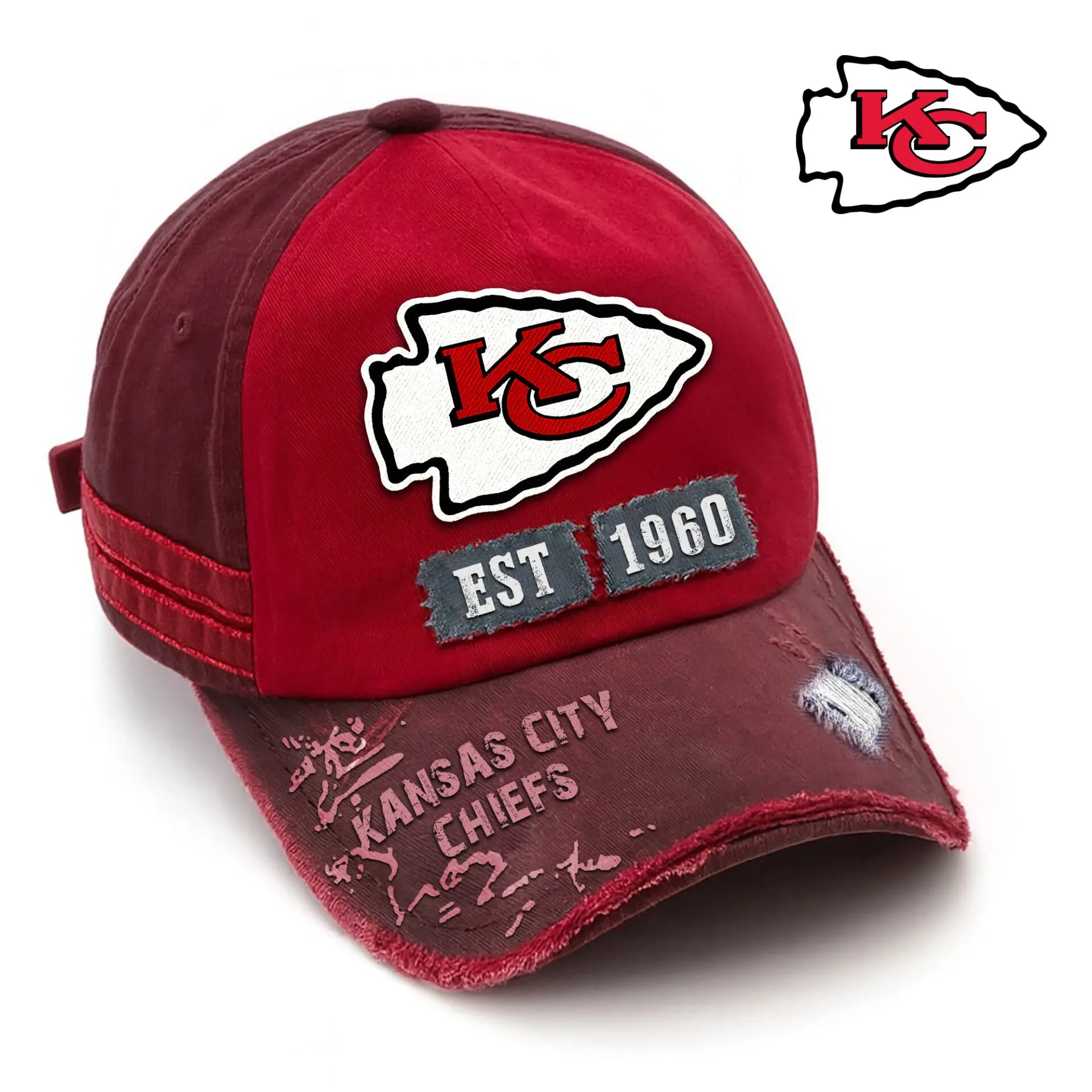Kansas City Chiefs | Premium NFL Legacy Classic Cap TD – HuddleStyle.com - Main
