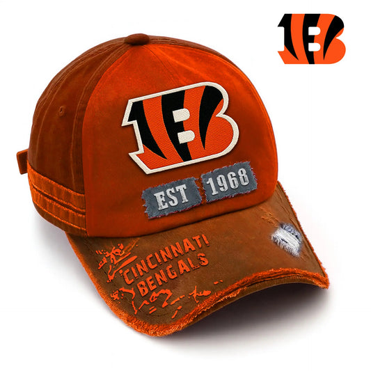 Cincinnati Bengals | Premium NFL Legacy Classic Cap TD – HuddleStyle.com - Main