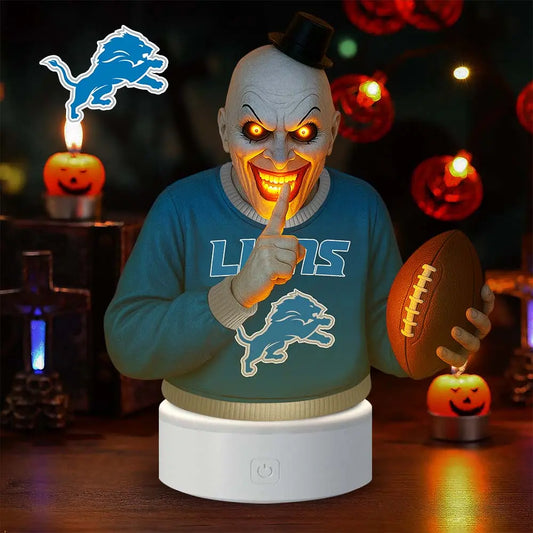 Detroit Lions | Premium NFL Terrifier Decoration Led Light MM – HuddleStyle.com - Main