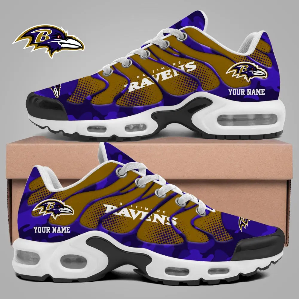 Baltimore Ravens | Personalized Air Max Shoes MM – HuddleStyle.com - Main