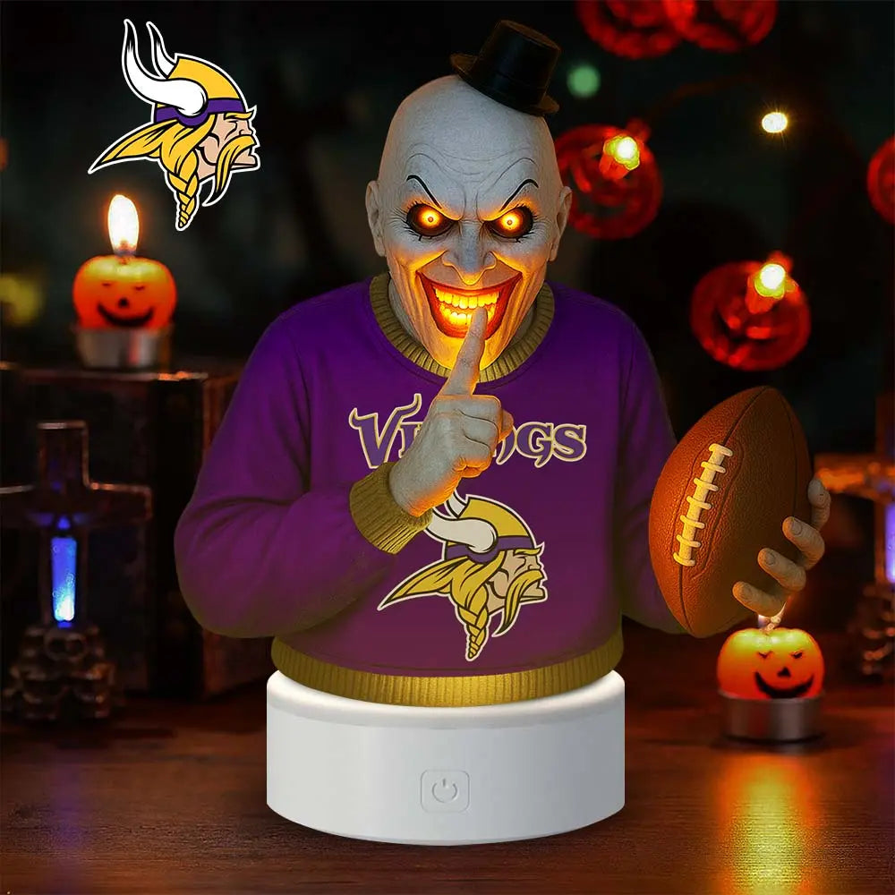 Minnesota Vikings | Premium NFL Terrifier Decoration Led Light MM – HuddleStyle.com - Main