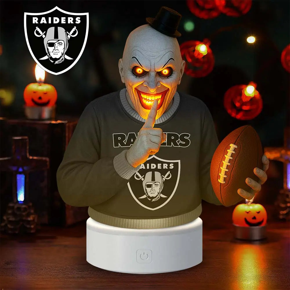 Las Vegas Raiders | Premium NFL Terrifier Decoration Led Light MM – HuddleStyle.com - Main