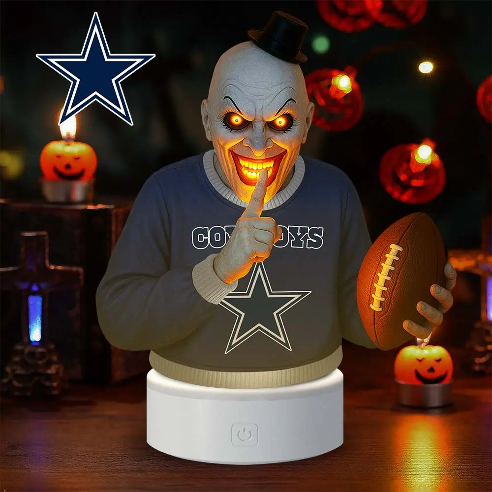 Dallas Cowboys | Premium NFL Terrifier Decoration Led Light MM – HuddleStyle.com - Main