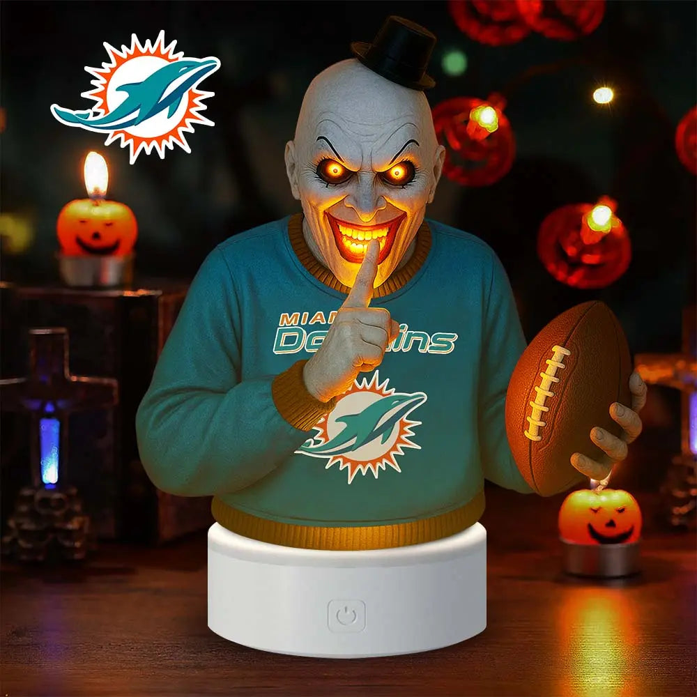 Miami Dolphins | Premium NFL Terrifier Decoration Led Light MM – HuddleStyle.com - Main