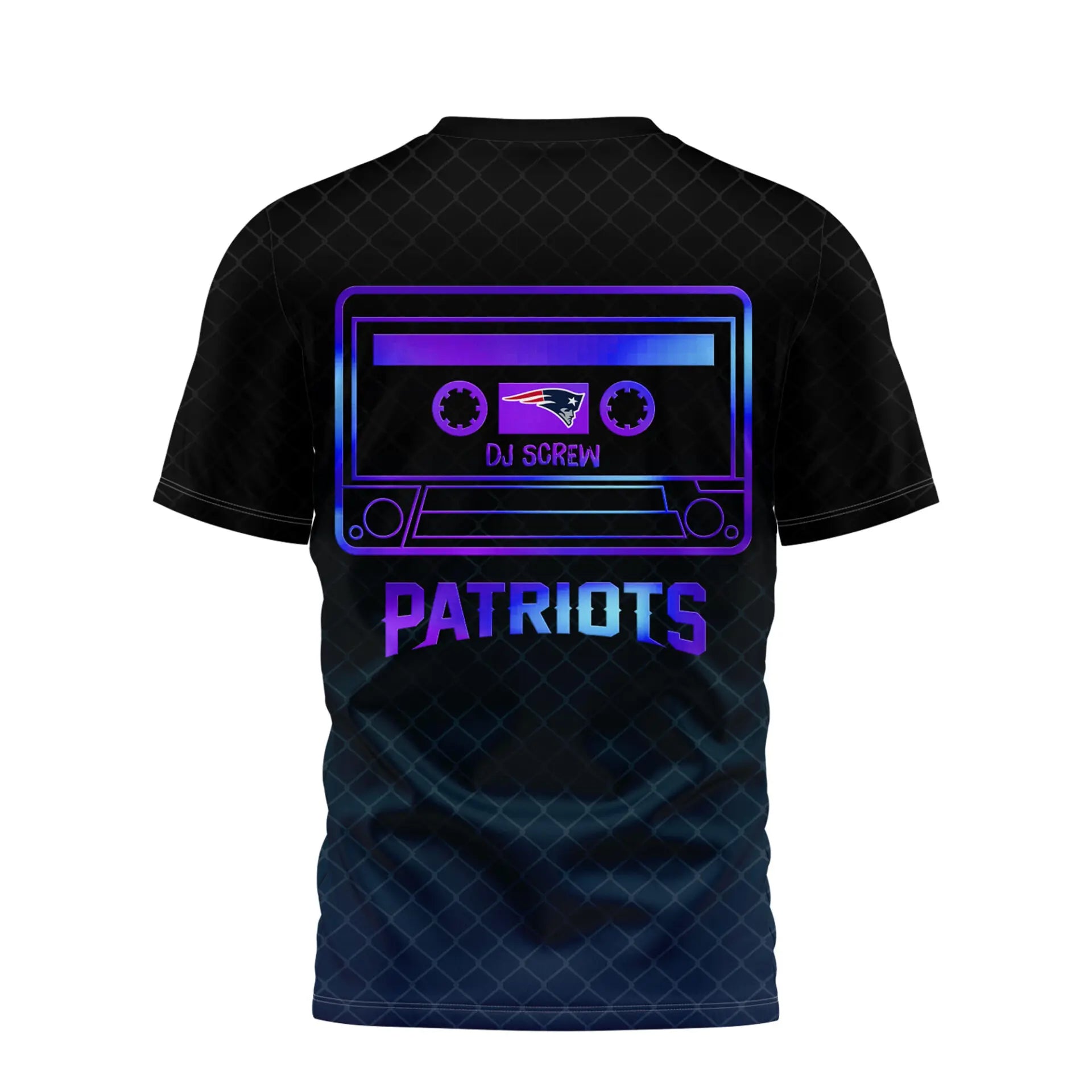 New England Patriots | Premium NFL x DJ Screw 3D Shirt NY – HuddleStyle.com - Image 2