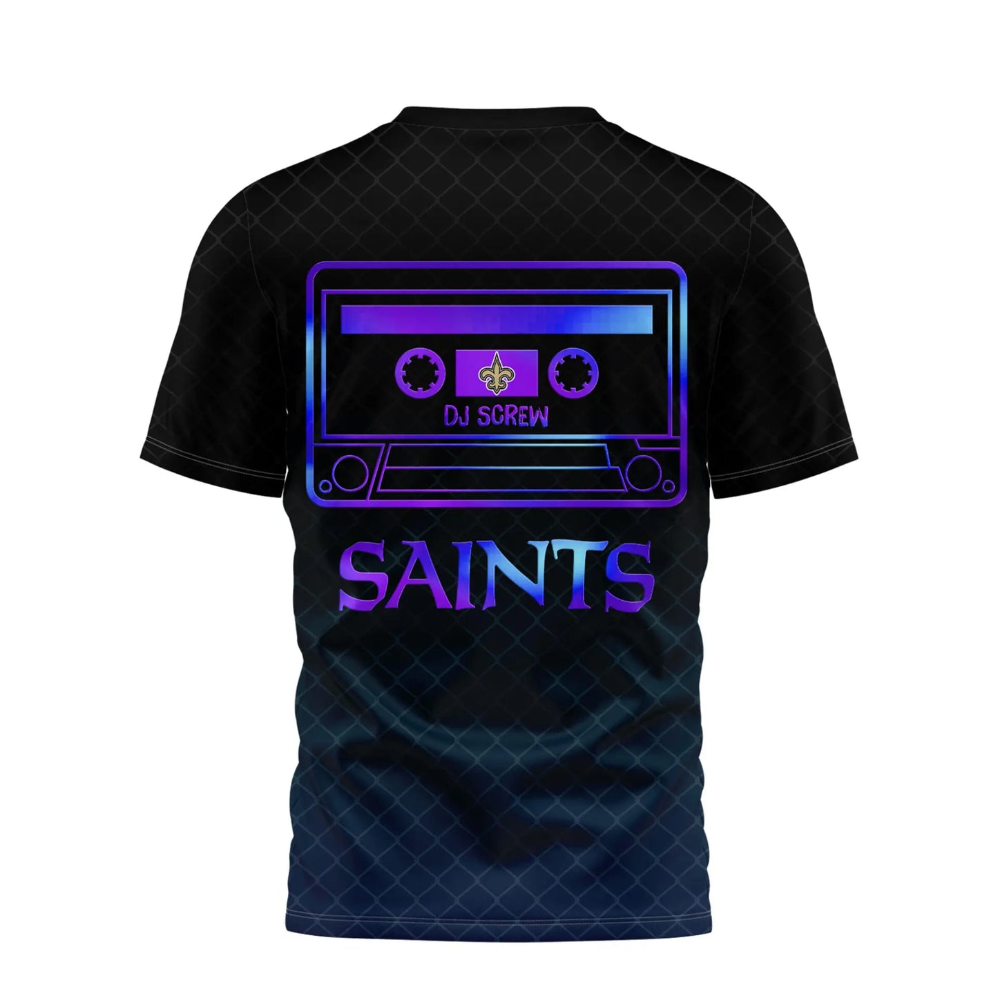 New Orleans Saints | Premium NFL x DJ Screw 3D Shirt NY – HuddleStyle.com - Image 3
