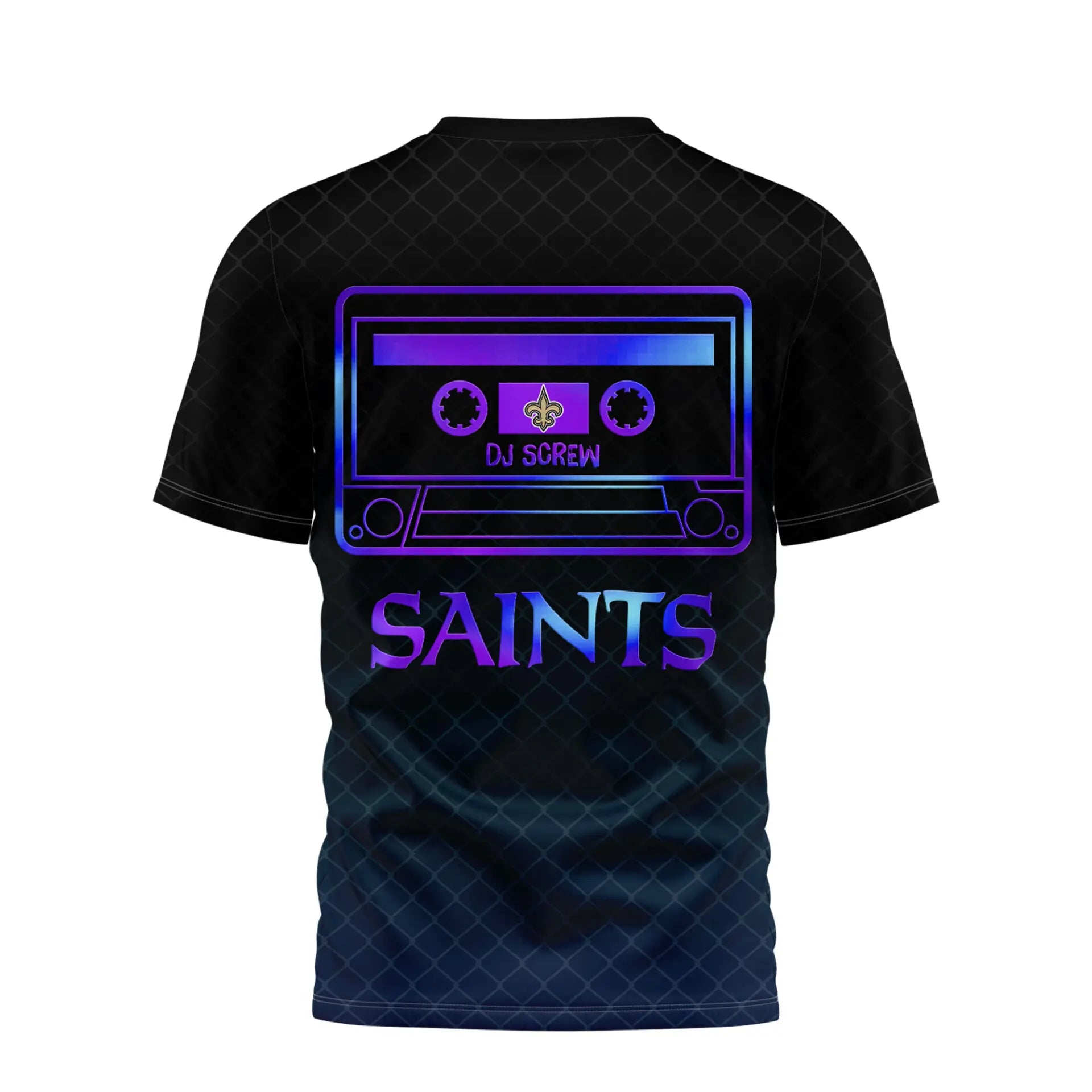 New Orleans Saints | Premium NFL x DJ Screw 3D Shirt NY – HuddleStyle.com - Image 3