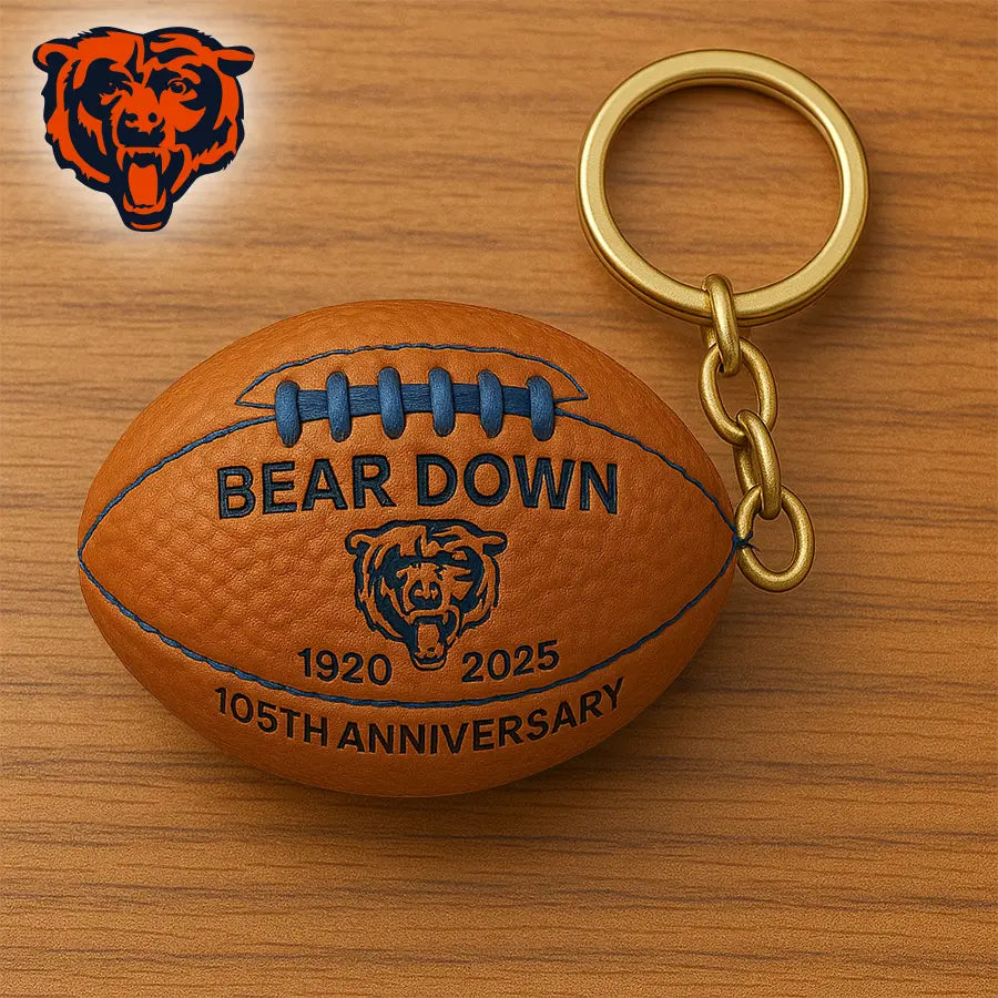 Chicago Bears | Premium NFL Anniversary Keychain – HuddleStyle.com - Main