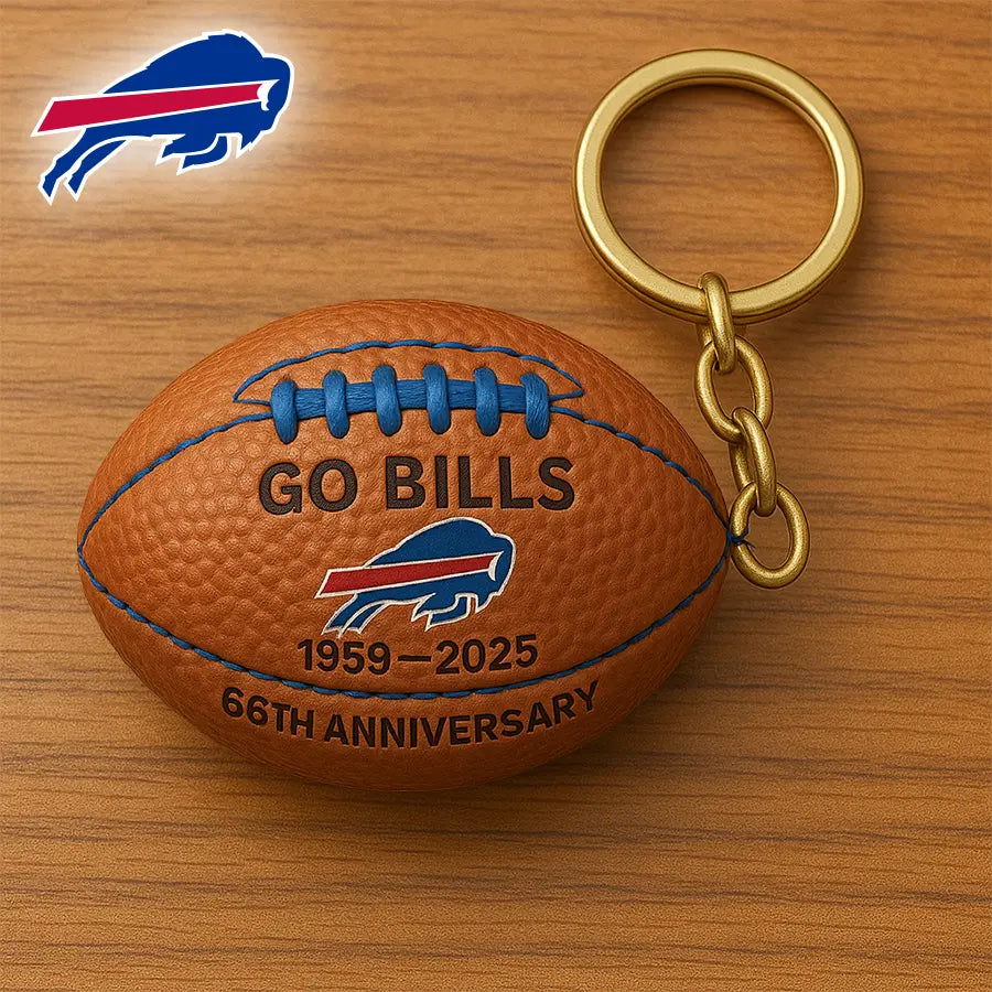 Buffalo Bills | Premium NFL Anniversary Keychain – HuddleStyle.com - Main