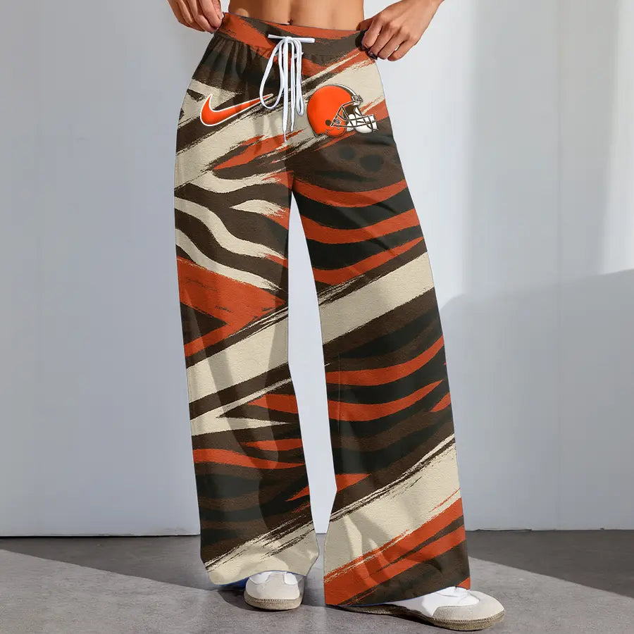 Cleveland Browns | Premium NFL Football High-Stretch Casual Pants – HuddleStyle.com - Image 3