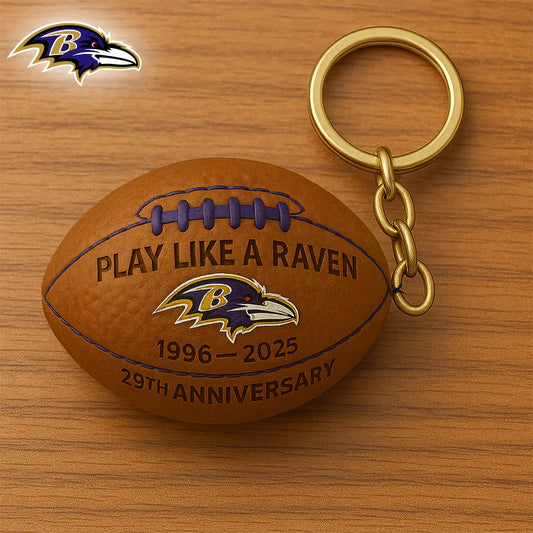 Baltimore Ravens | Premium NFL Anniversary Keychain – HuddleStyle.com - Main