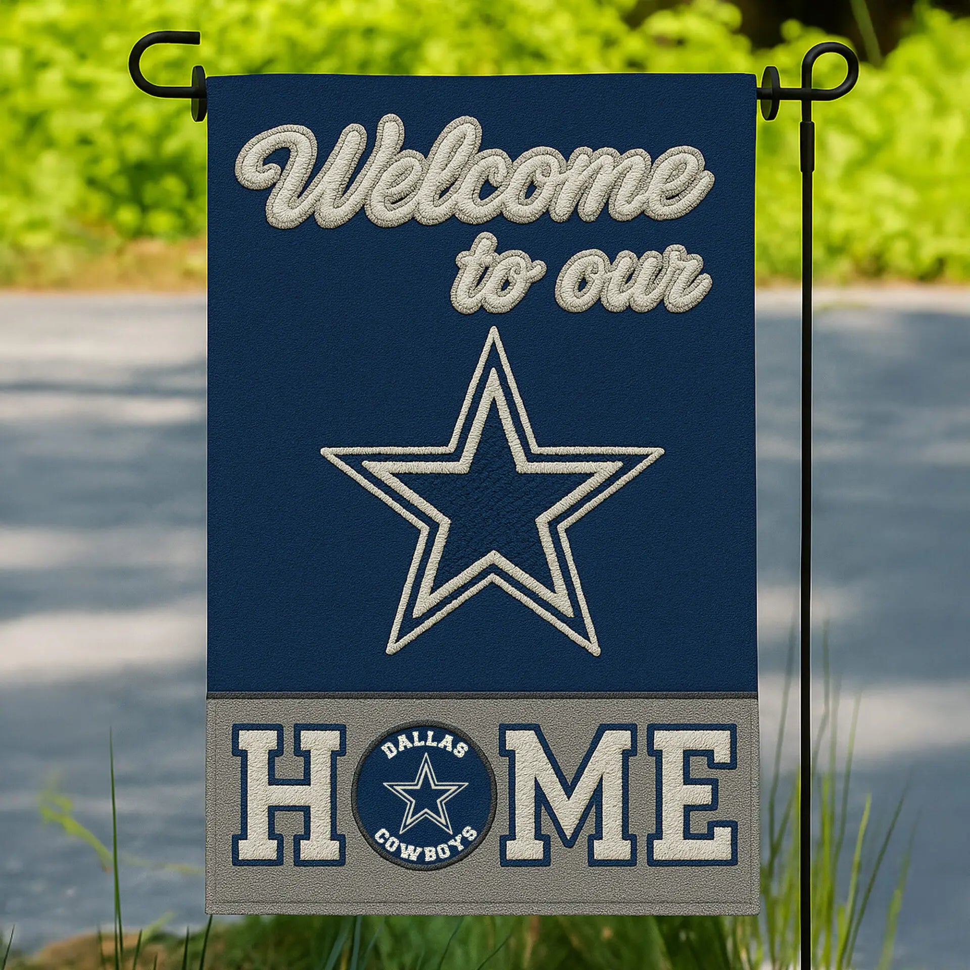 Dallas Cowboys | Premium NFL Welcome Home Flag HI – HuddleStyle.com - Main