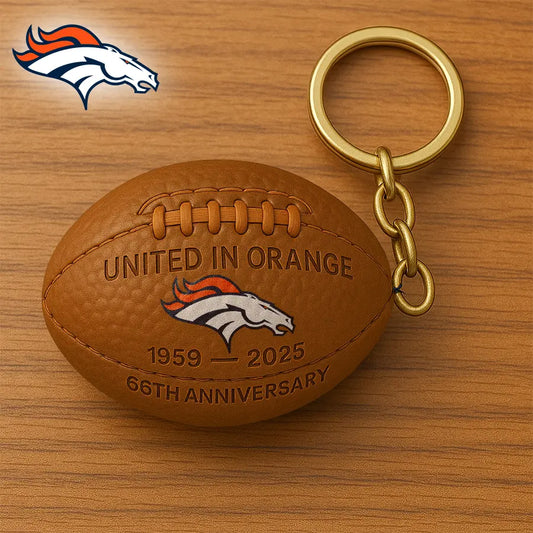 Denver Broncos | Premium NFL Anniversary Keychain – HuddleStyle.com - Main