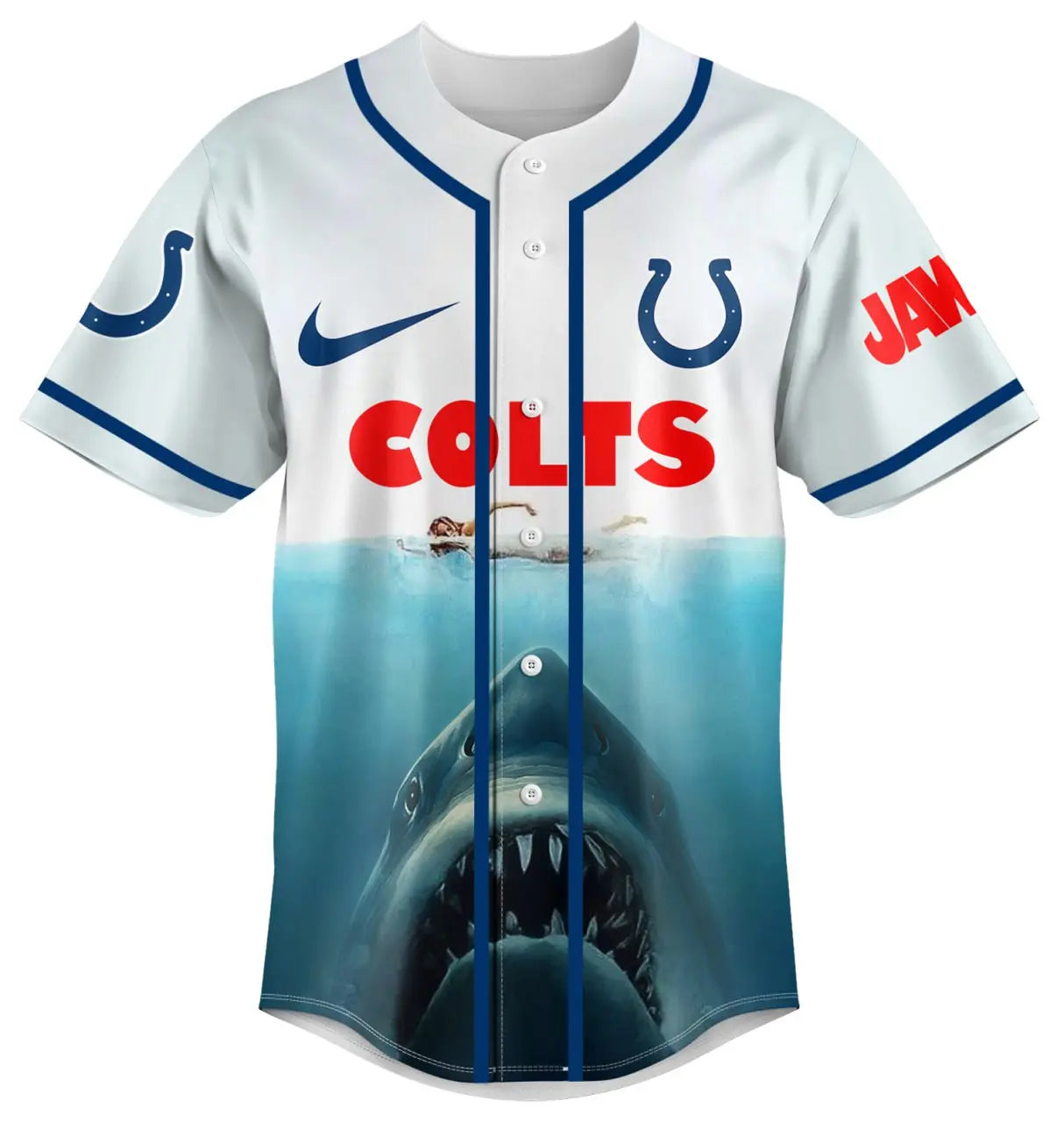 Indianapolis Colts | Premium NFL x Jaws Jersey HI – HuddleStyle.com - Image 2