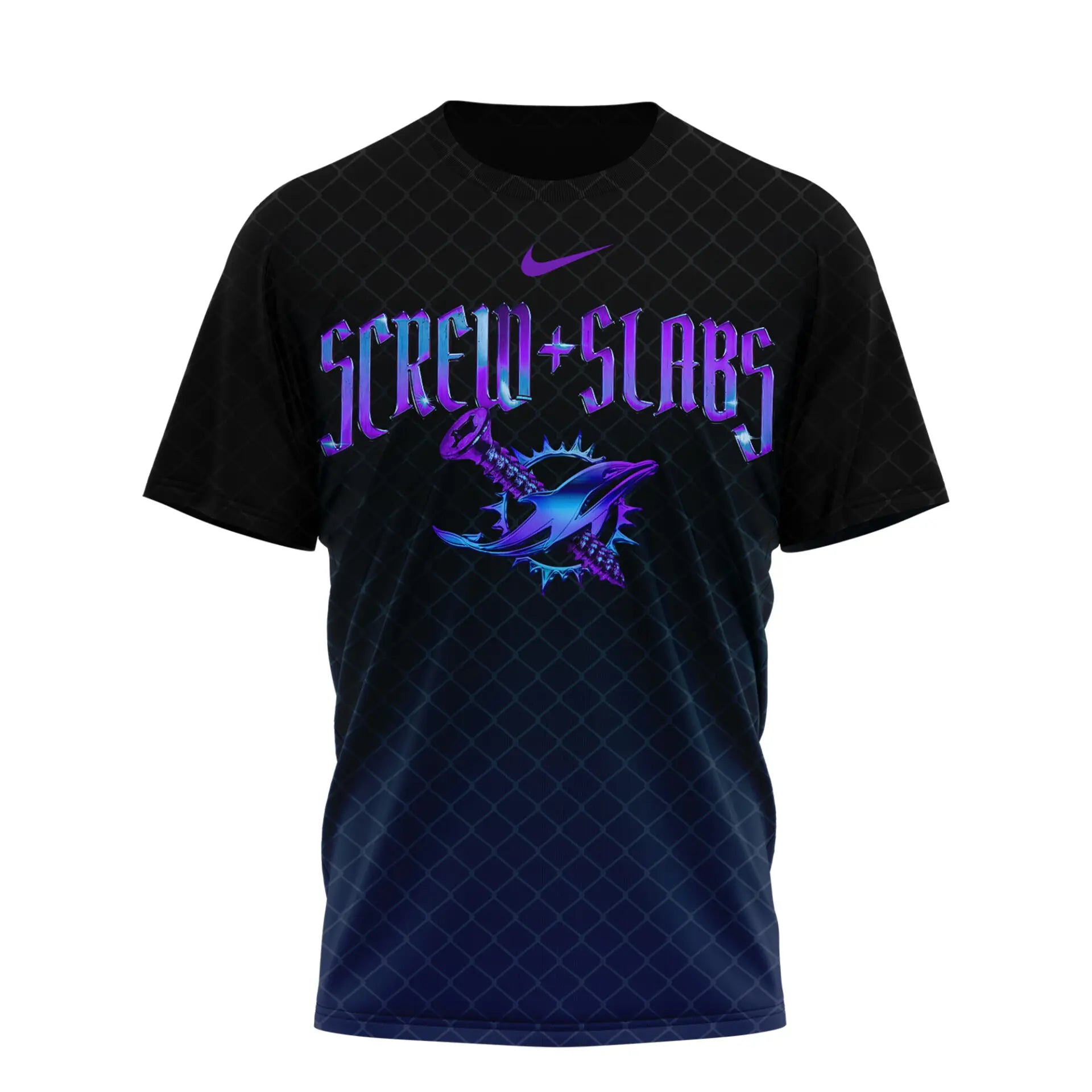 Miami Dolphins | Premium NFL x DJ Screw 3D Shirt NY – HuddleStyle.com - Image 2