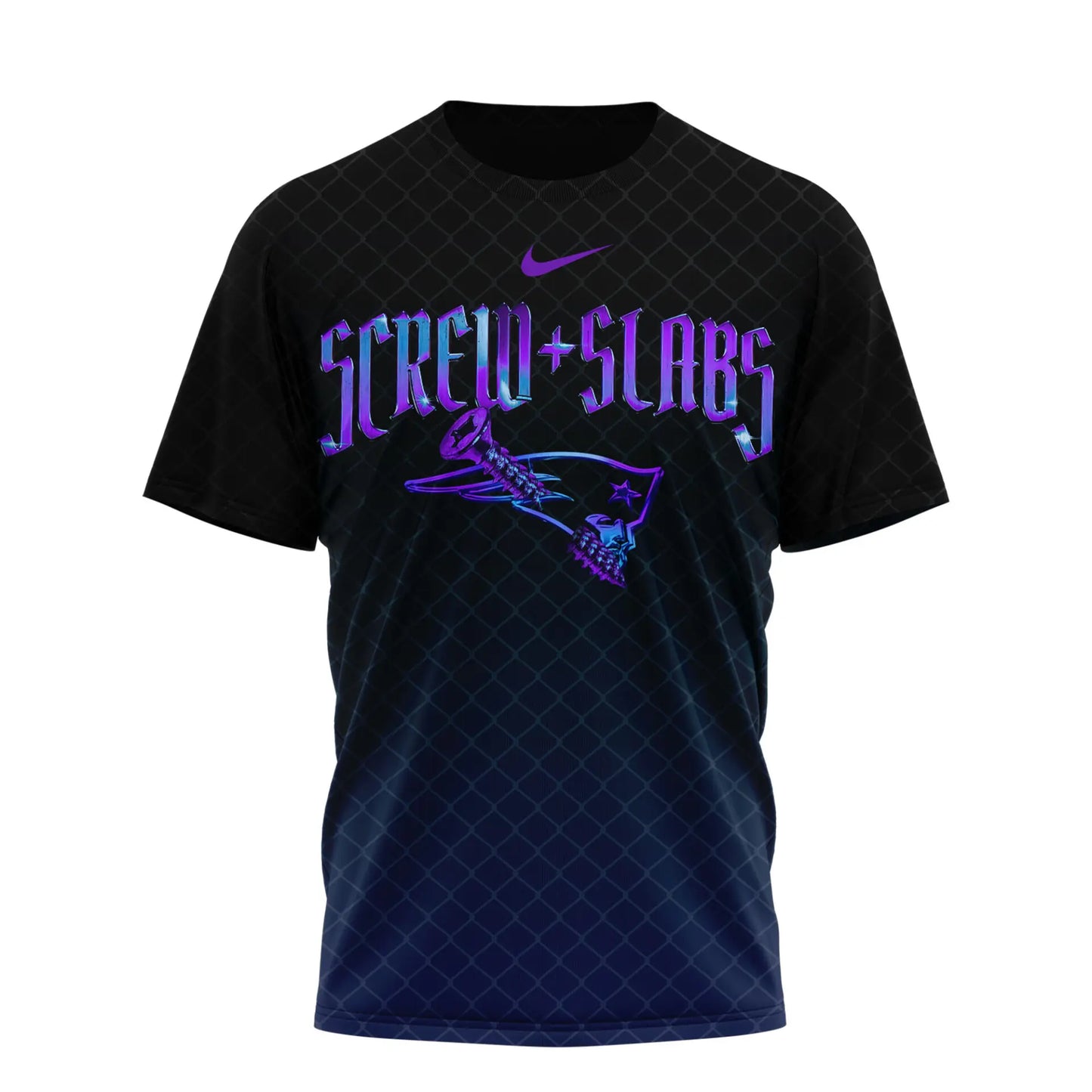 New England Patriots | Premium NFL x DJ Screw 3D Shirt NY – HuddleStyle.com - Main