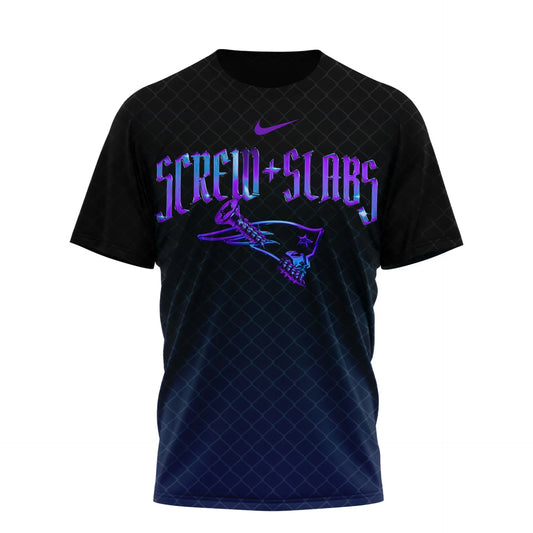 New England Patriots | Premium NFL x DJ Screw 3D Shirt NY – HuddleStyle.com - Main