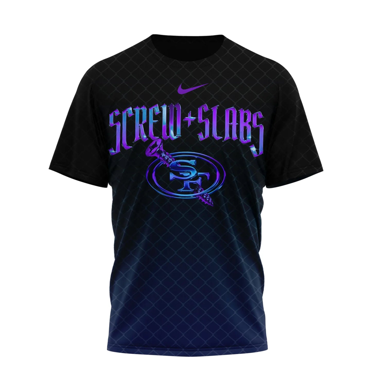 San Francisco 49ers | Premium NFL x DJ Screw 3D Shirt NY – HuddleStyle.com - Image 2