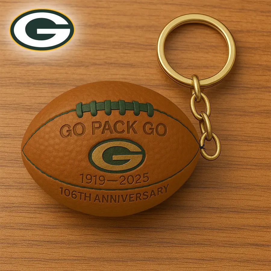 Green Bay Packers | Premium NFL Anniversary Keychain – HuddleStyle.com - Main