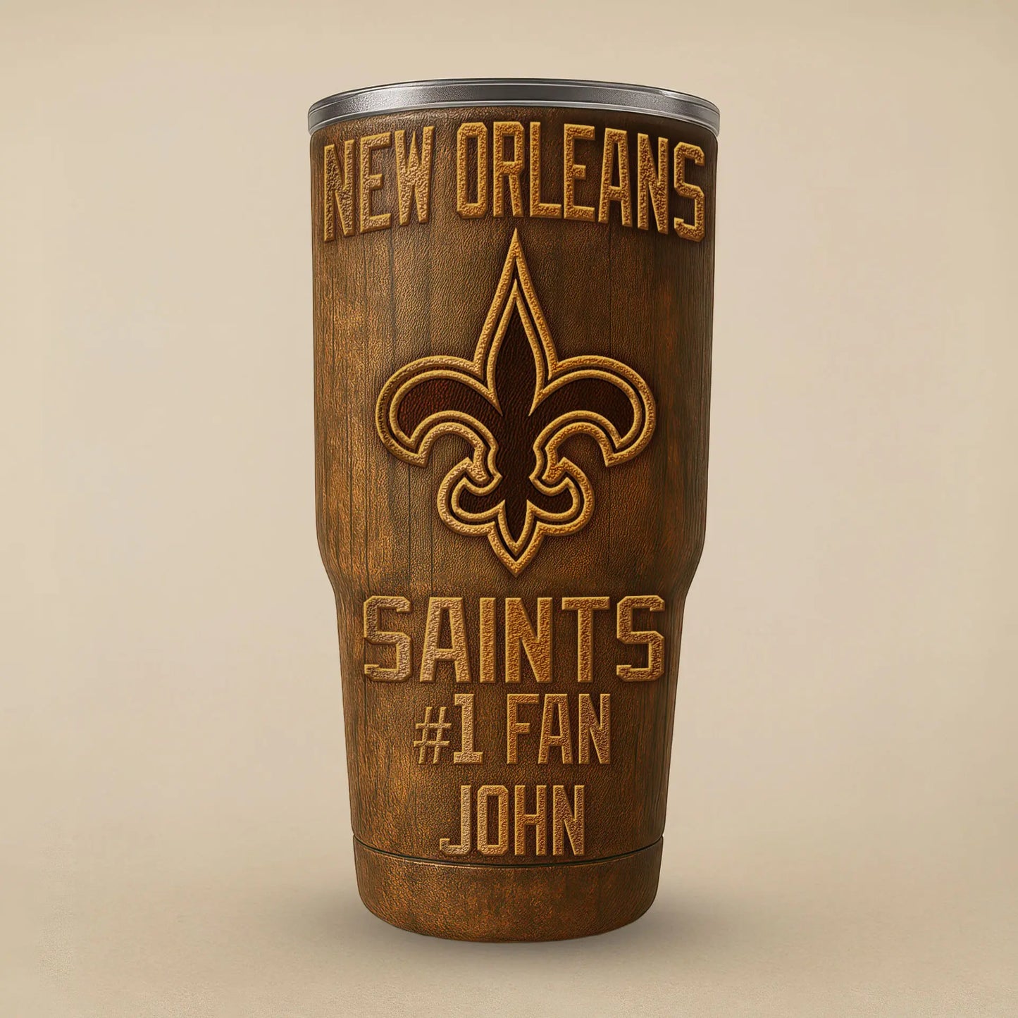 New Orleans Saints | PREMIUM TUMBLER TD – HuddleStyle.com - Image 2