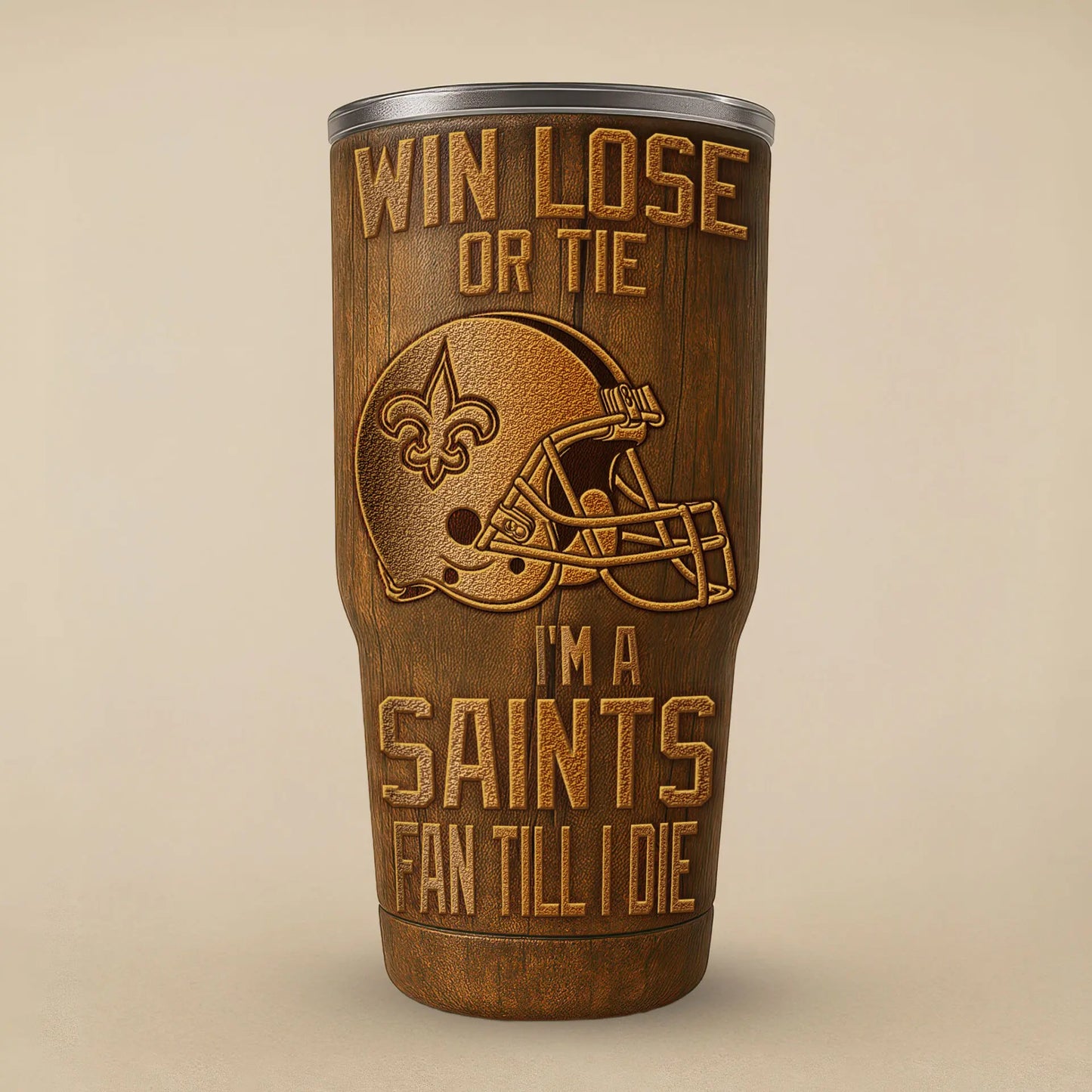 New Orleans Saints | PREMIUM TUMBLER TD – HuddleStyle.com - Image 4