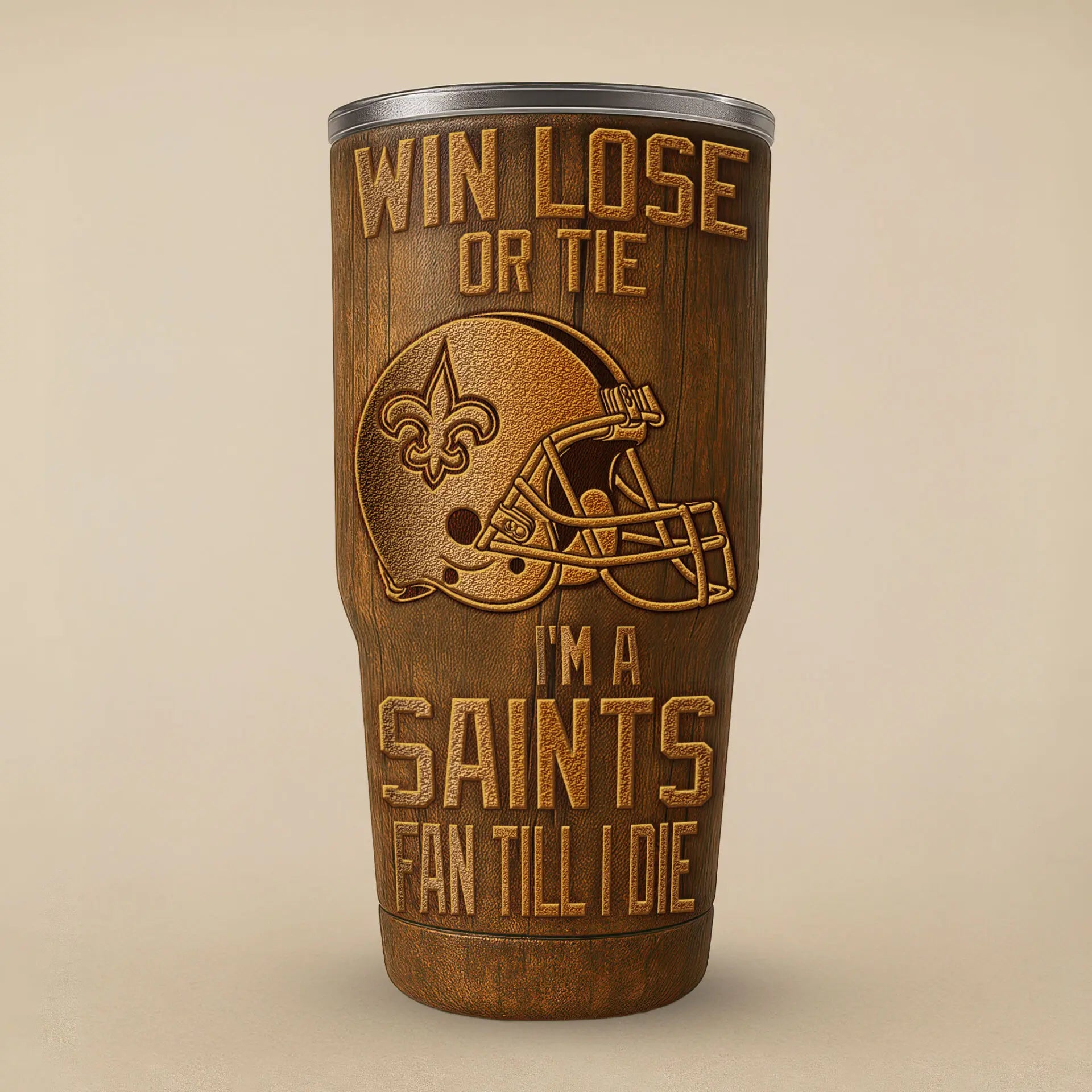 New Orleans Saints | PREMIUM TUMBLER TD – HuddleStyle.com - Image 4