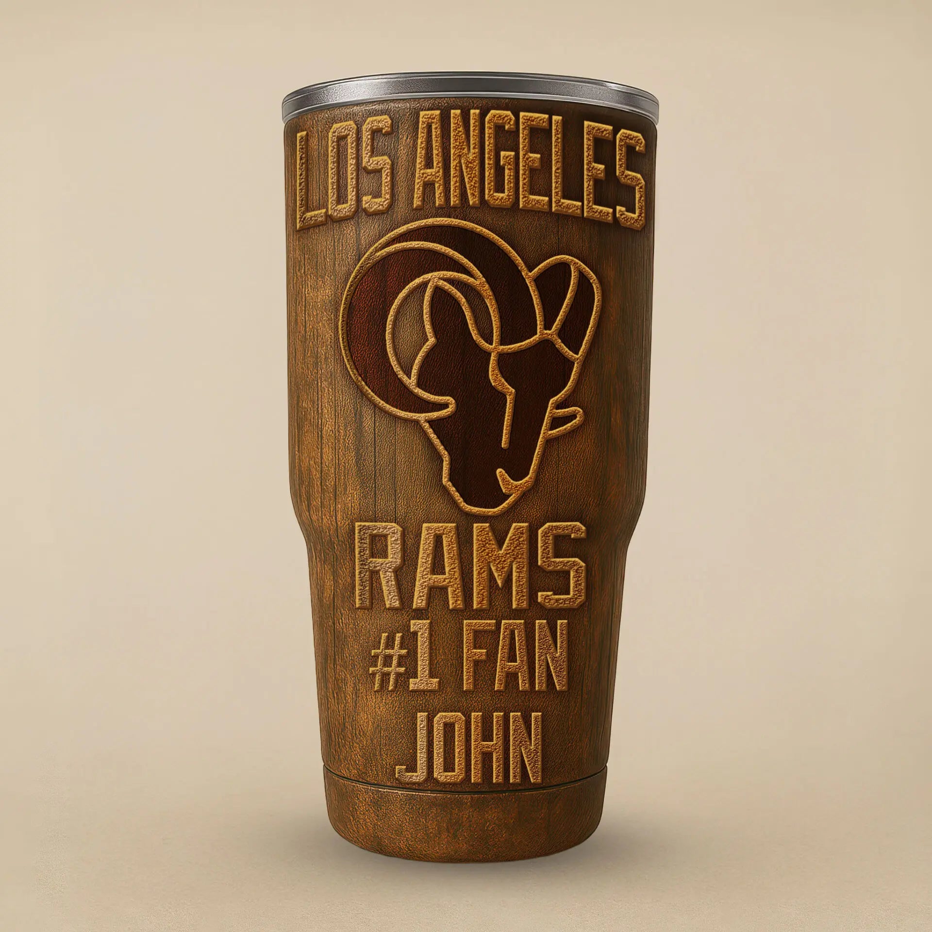 Los Angeles Rams | PREMIUM TUMBLER TD – HuddleStyle.com - Image 2