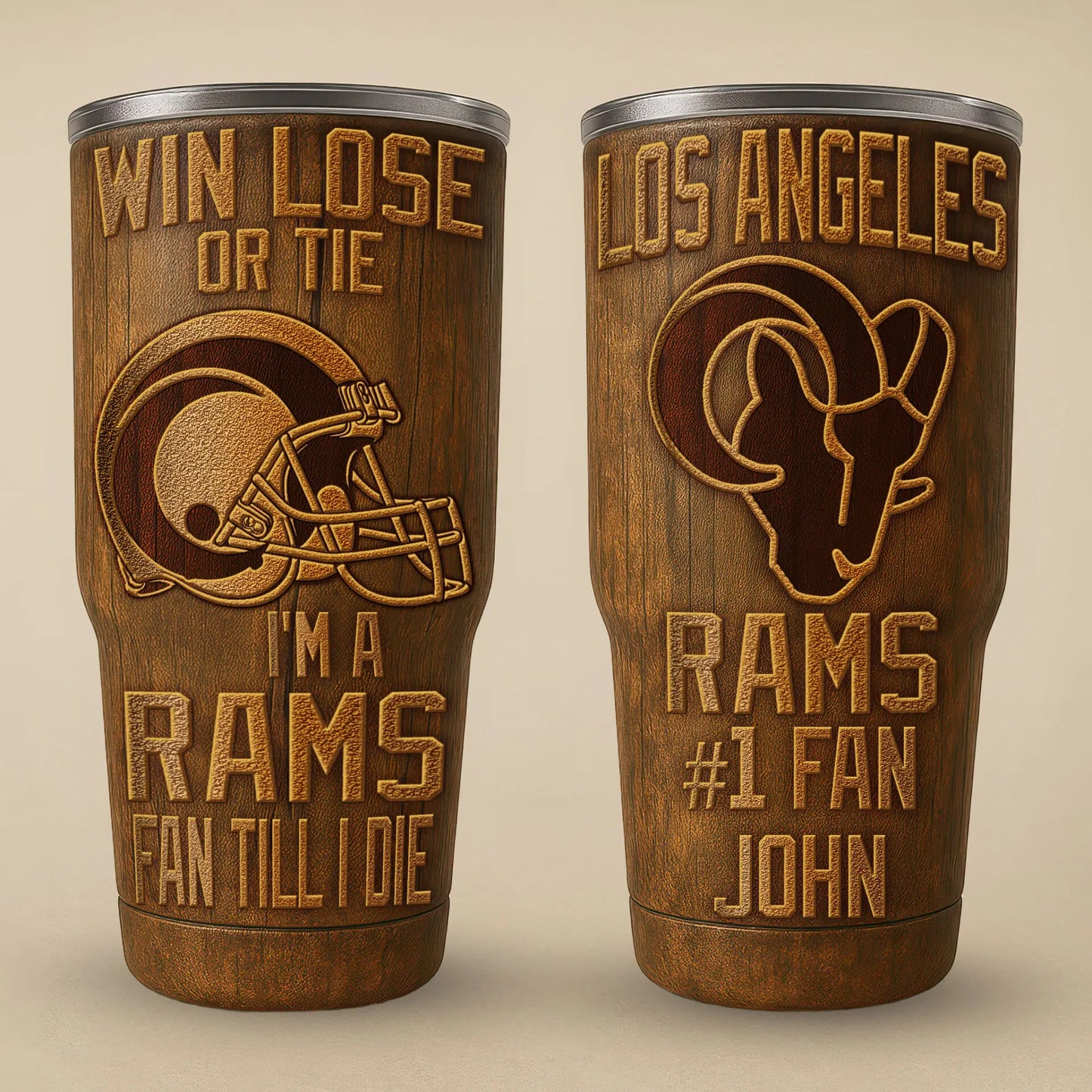 Los Angeles Rams | PREMIUM TUMBLER TD – HuddleStyle.com - Image 3